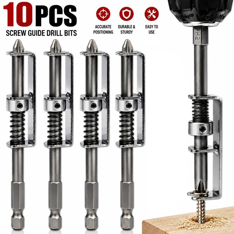 10/1PCS Spring Loaded Screw Holder Universal Anti Drop Screwdriver Bit Fixed Clamp Set Hand DIY Repair Tool Attachment
10/1PCS Spring Loaded Screw Holder Universal Anti Drop Screwdriver Bit Fixed Clamp Set Hand DIY Repair Tool Attachment