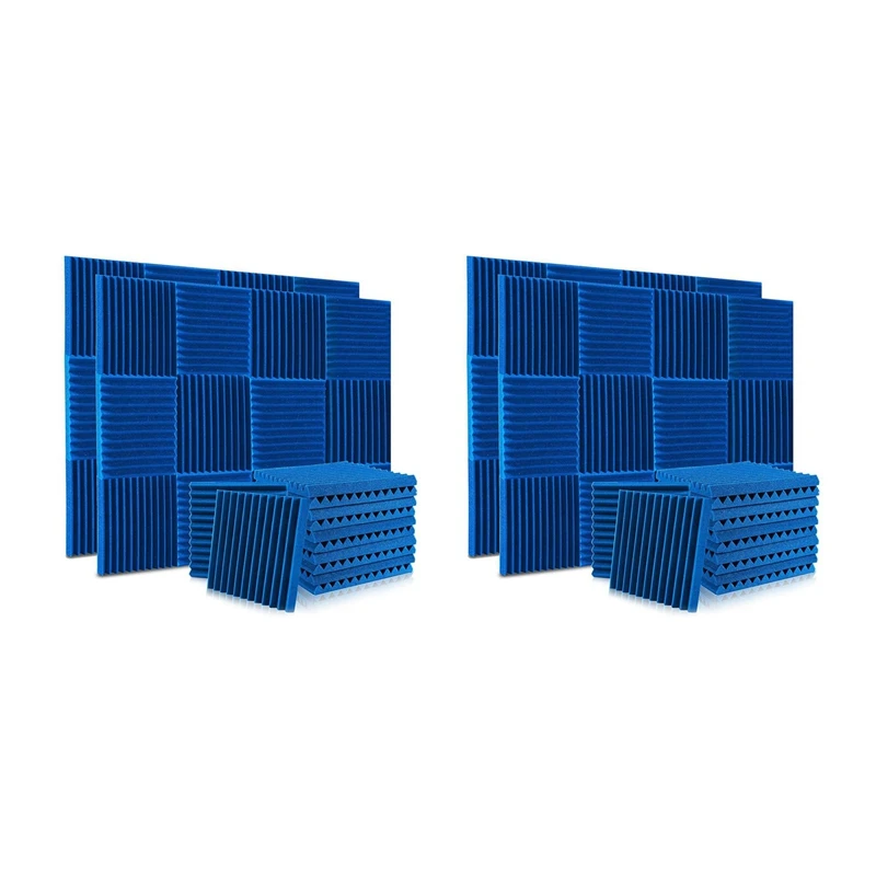 48 Pack Acoustic Foam Panels 1X12X12 Inches,Soundproof Wall Panels With Fire Sound,Sound Panels Wedges For Studios,Home
48 Pack Acoustic Foam Panels 1X12X12 Inches,Soundproof Wall Panels With Fire Sound,Sound Panels Wedges For Studios,Home
