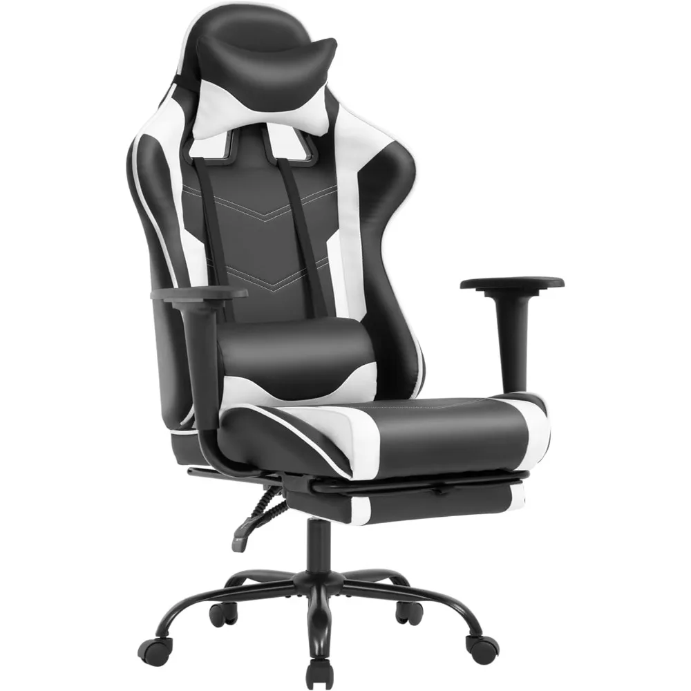 Ergonomic Office, PC Gaming Chair Cheap Desk Chair Executive PU Leather Computer Chair Lumbar Support with Footrest
Ergonomic Office, PC Gaming Chair Cheap Desk Chair Executive PU Leather Computer Chair Lumbar Support with Footrest