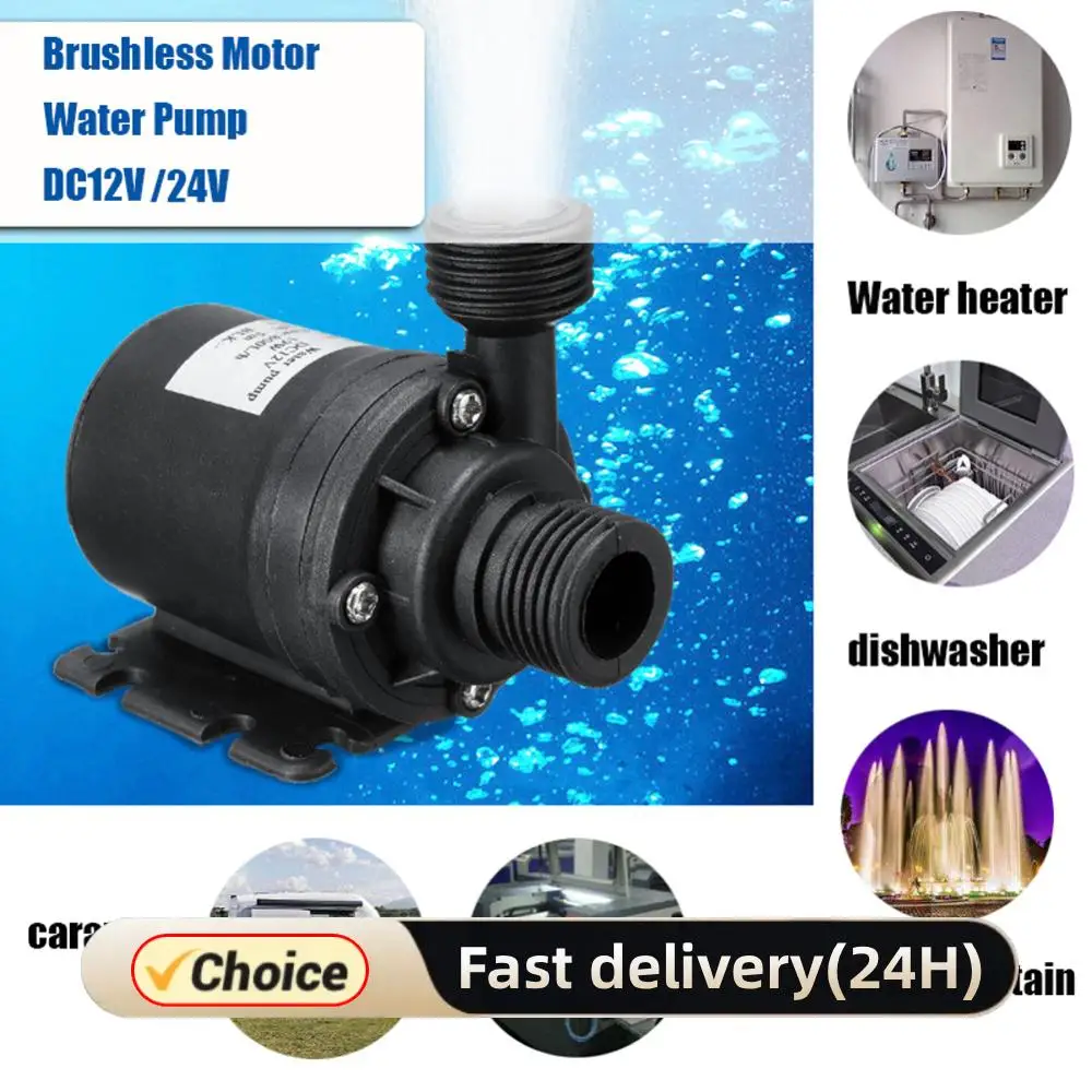 Погружной водяной насос постоянного тока 12 В/24 В, водонепроницаемый ирригационный насос, 800 л/ч, бесщеточный двигатель для системы охлаждения, фонтаны, нагреватель
Погружной водяной насос постоянного тока 12 В/24 В, водонепроницаемый ирригационный насос, 800 л/ч, бесщеточный двигатель для системы охлаждения, фонтаны, нагреватель