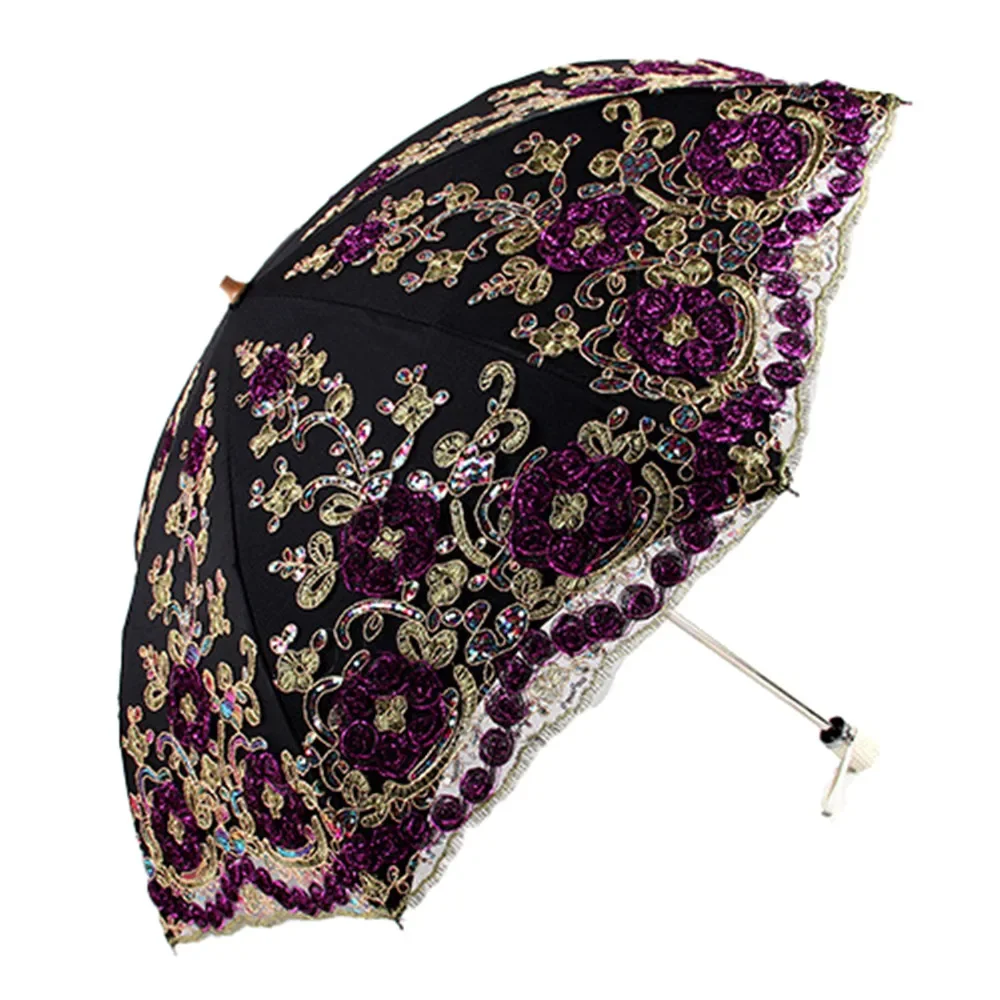 New Fashion Luxury Flower Umbrella Rain Women Dual Folding Double Layer Lace Up Parasol Luxury Umbrellas
New Fashion Luxury Flower Umbrella Rain Women Dual Folding Double Layer Lace Up Parasol Luxury Umbrellas