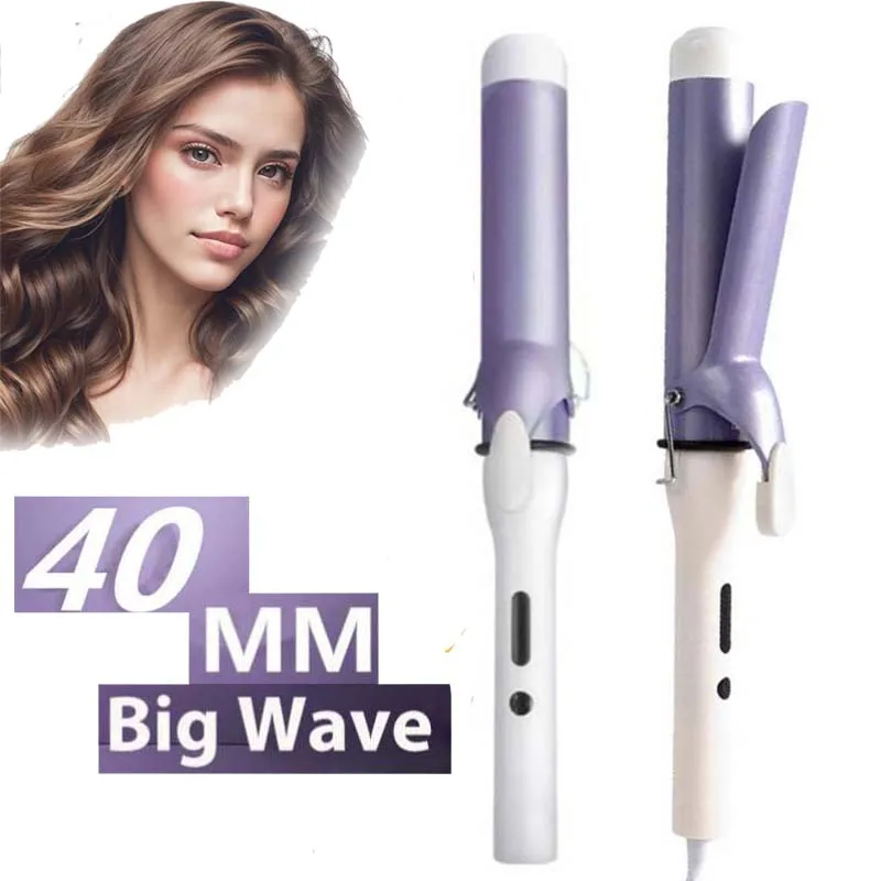 Professional 40Mm Curling Barrel Fast Heating Ceramic Curling Iron Large Electric Curler Hair Negative Ionic Big Wave Curler
Professional 40Mm Curling Barrel Fast Heating Ceramic Curling Iron Large Electric Curler Hair Negative Ionic Big Wave Curler