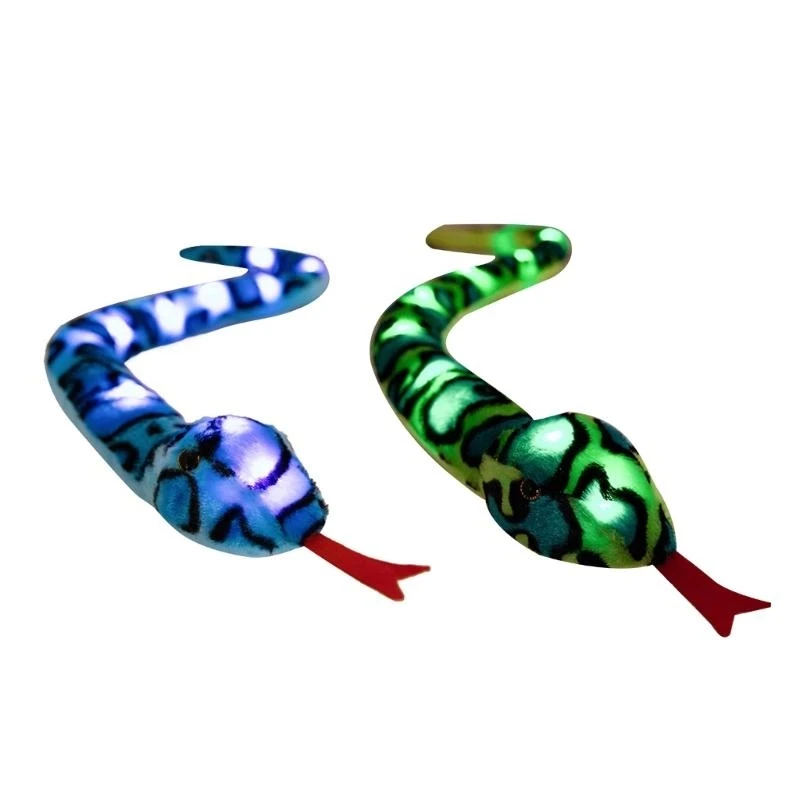Novelty Glowing Plush Snake Toy Battery Powered LED Stuffed Snake Figure Dolls
Novelty Glowing Plush Snake Toy Battery Powered LED Stuffed Snake Figure Dolls