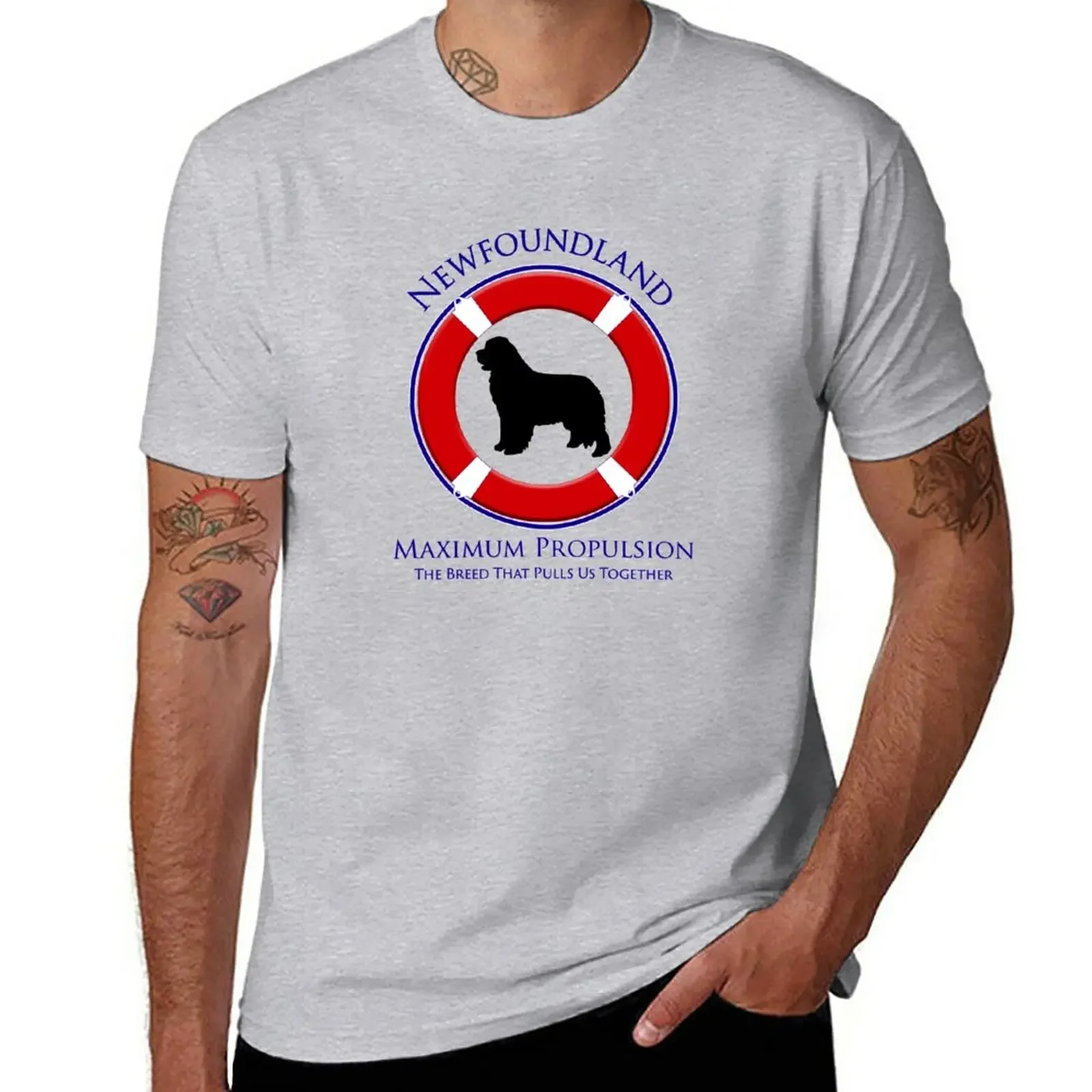 Newfoundland - Maximum Propulsion, Black Newf T-Shirt quick drying new edition Men's clothing
Newfoundland - Maximum Propulsion, Black Newf T-Shirt quick drying new edition Men's clothing