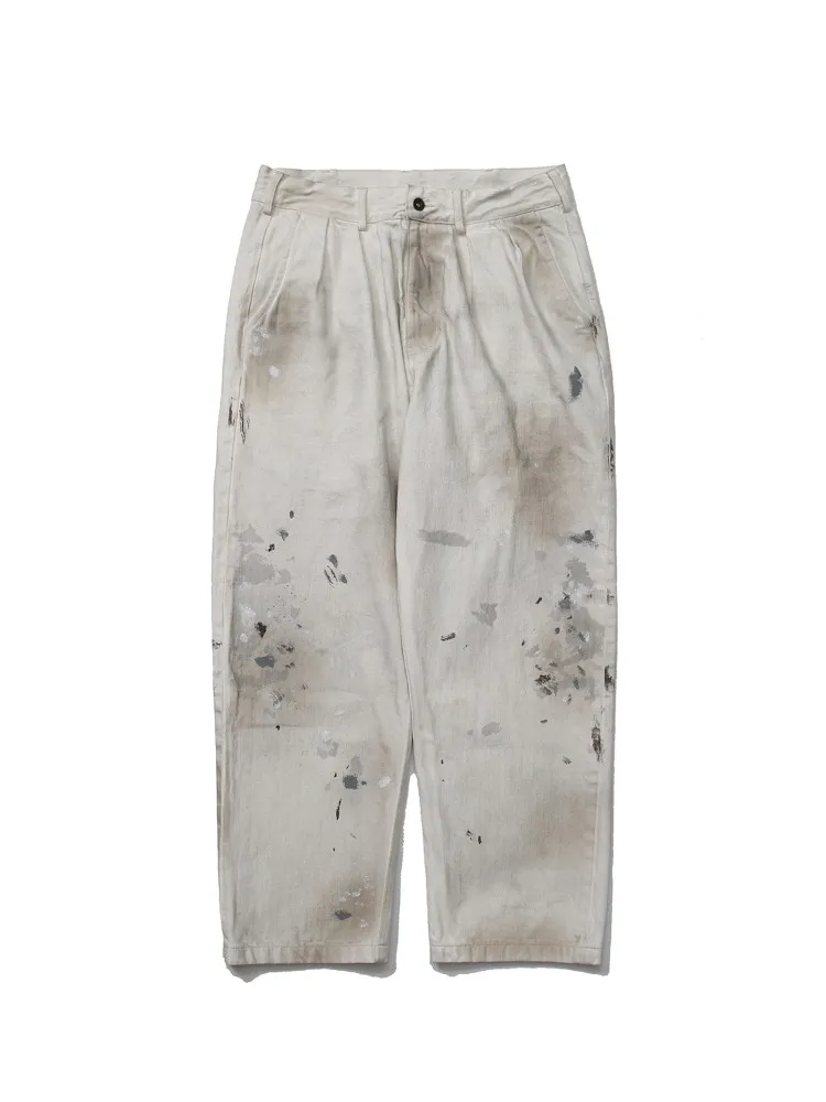 MADNESS 25SS Japan Style Washed Worn Dirty Pants Casual Denim Pants for Men
MADNESS 25SS Japan Style Washed Worn Dirty Pants Casual Denim Pants for Men