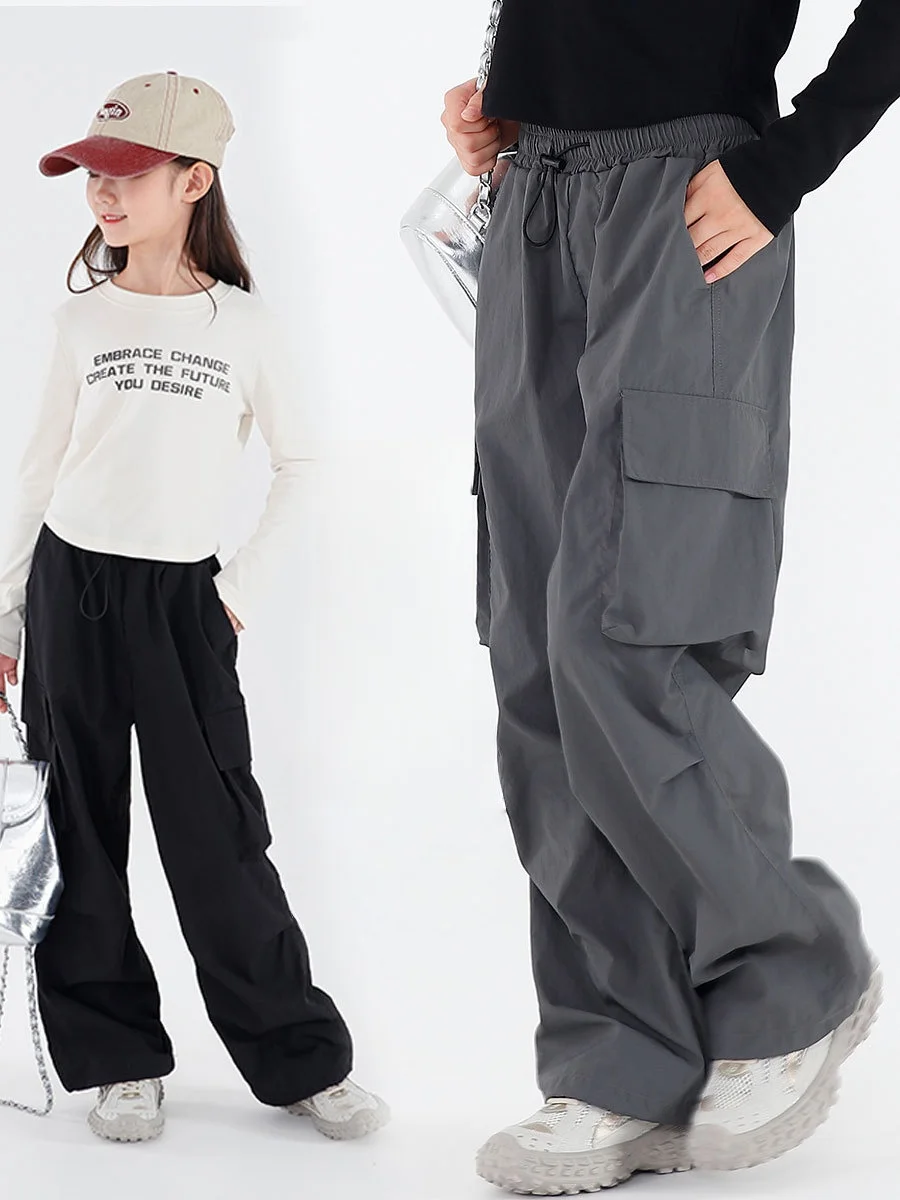 Summer Korean Style Kids Pants Solid Color Elastic Waist Cargo Pants for Boys and Girls Thin Breathable Soft Children Touser
Summer Korean Style Kids Pants Solid Color Elastic Waist Cargo Pants for Boys and Girls Thin Breathable Soft Children Touser
