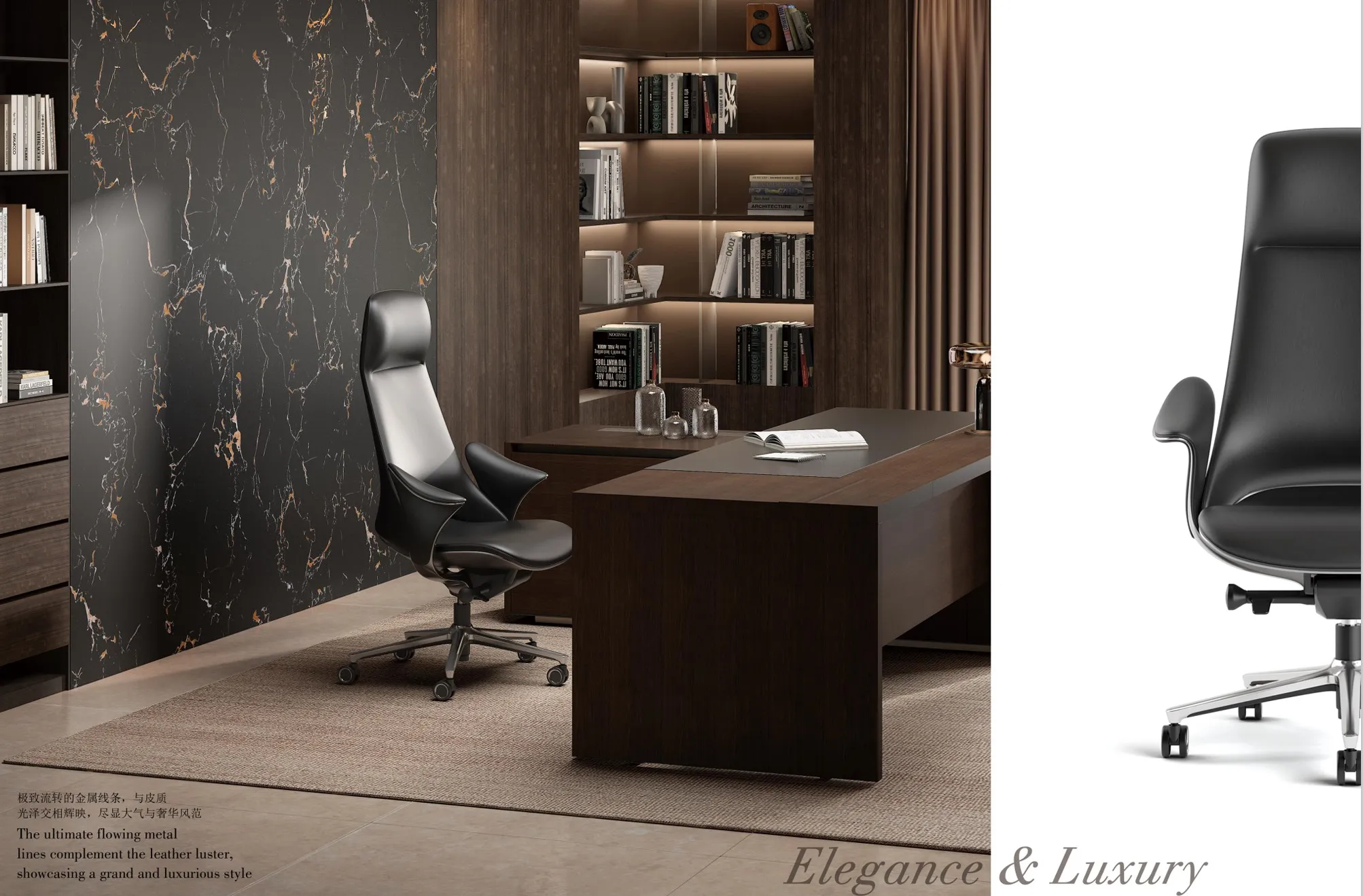 Comfortable Luxury High Back Black CEO PU Leather Chair for Office Furniture New Style Commercial Executive Boss Swivel Chair
Comfortable Luxury High Back Black CEO PU Leather Chair for Office Furniture New Style Commercial Executive Boss Swivel Chair