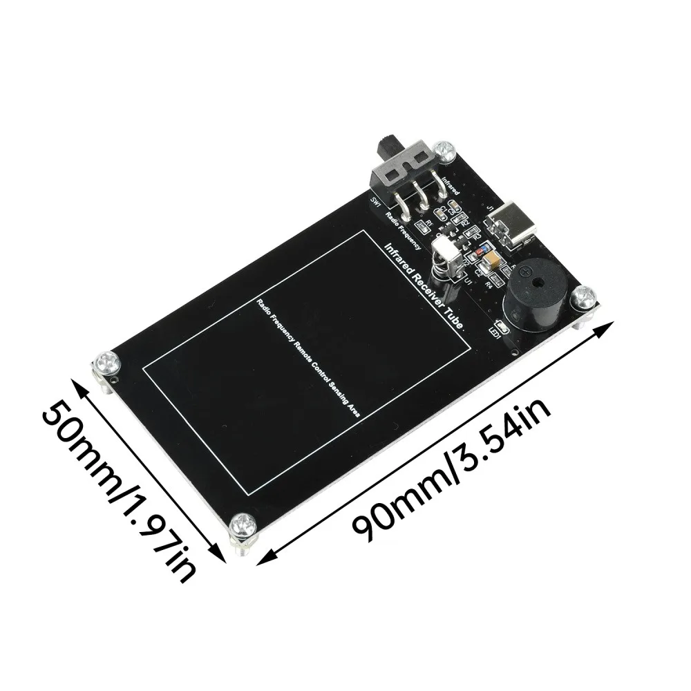 DC5V Infrared Remote Control RF Remote Control Detection Module Wireless Remote Control Test Module Type-C Interface
DC5V Infrared Remote Control RF Remote Control Detection Module Wireless Remote Control Test Module Type-C Interface