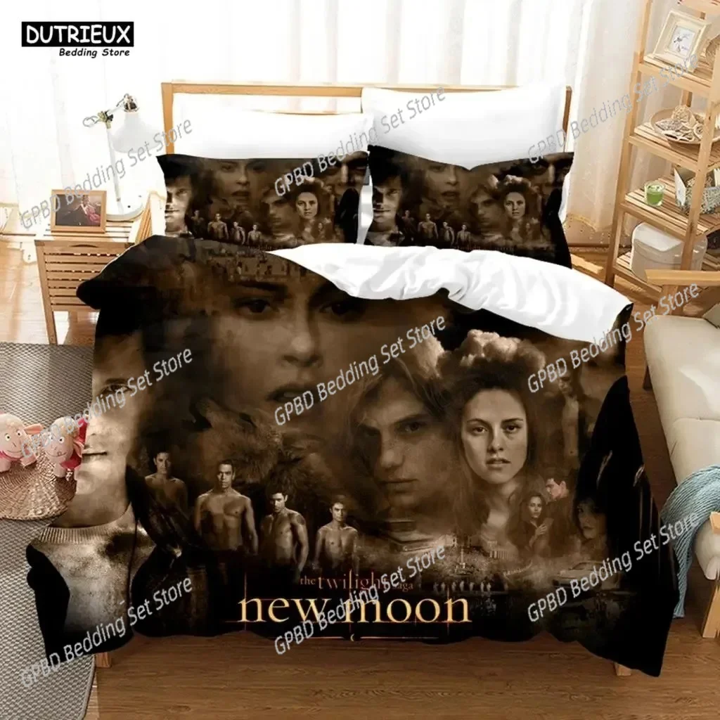 Twilight Series Duvet Cover Set And Pillowcases Vampire Hot Movies Single King Fashion 3D Bedding Set For Adults Bed Linen
Twilight Series Duvet Cover Set And Pillowcases Vampire Hot Movies Single King Fashion 3D Bedding Set For Adults Bed Linen
