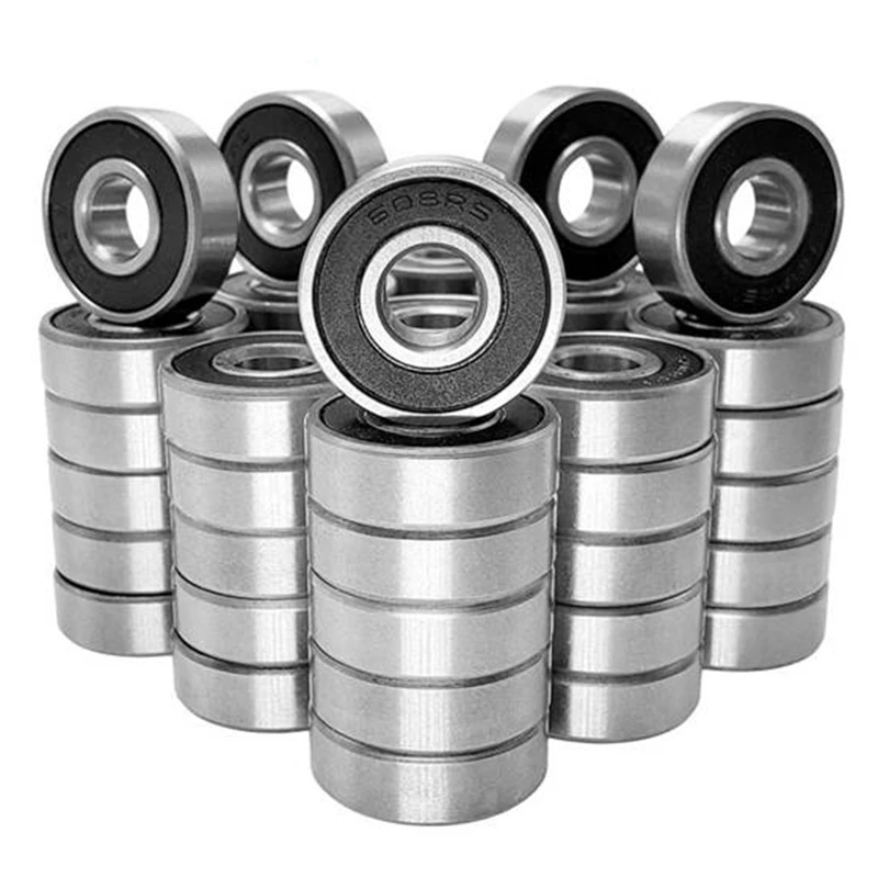 100Pcs/Set 608RS Ball Bearing ABEC-5 8X22X7 mm Deep Groove Carbon Steel Sealed Ball Bearings 
100Pcs/Set 608RS Ball Bearing ABEC-5 8X22X7 mm Deep Groove Carbon Steel Sealed Ball Bearings