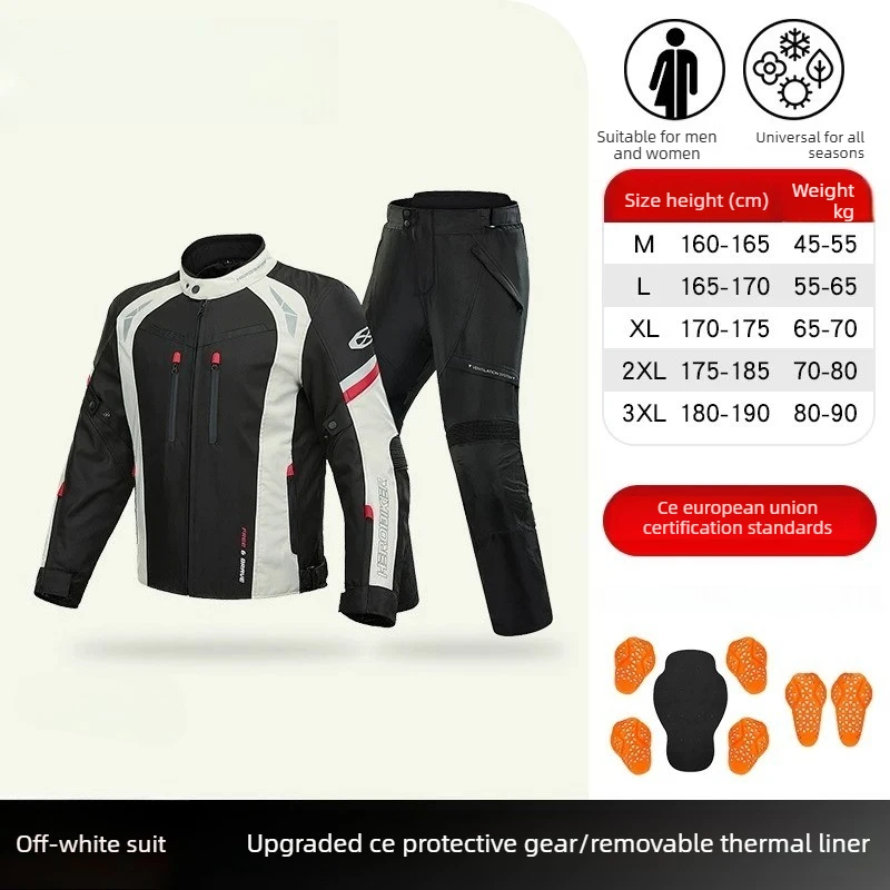 Motorcycle Riding Jacket Pants with Protective Gear Waterproof Windproof Motocross Clothes M-3XL
Motorcycle Riding Jacket Pants with Protective Gear Waterproof Windproof Motocross Clothes M-3XL