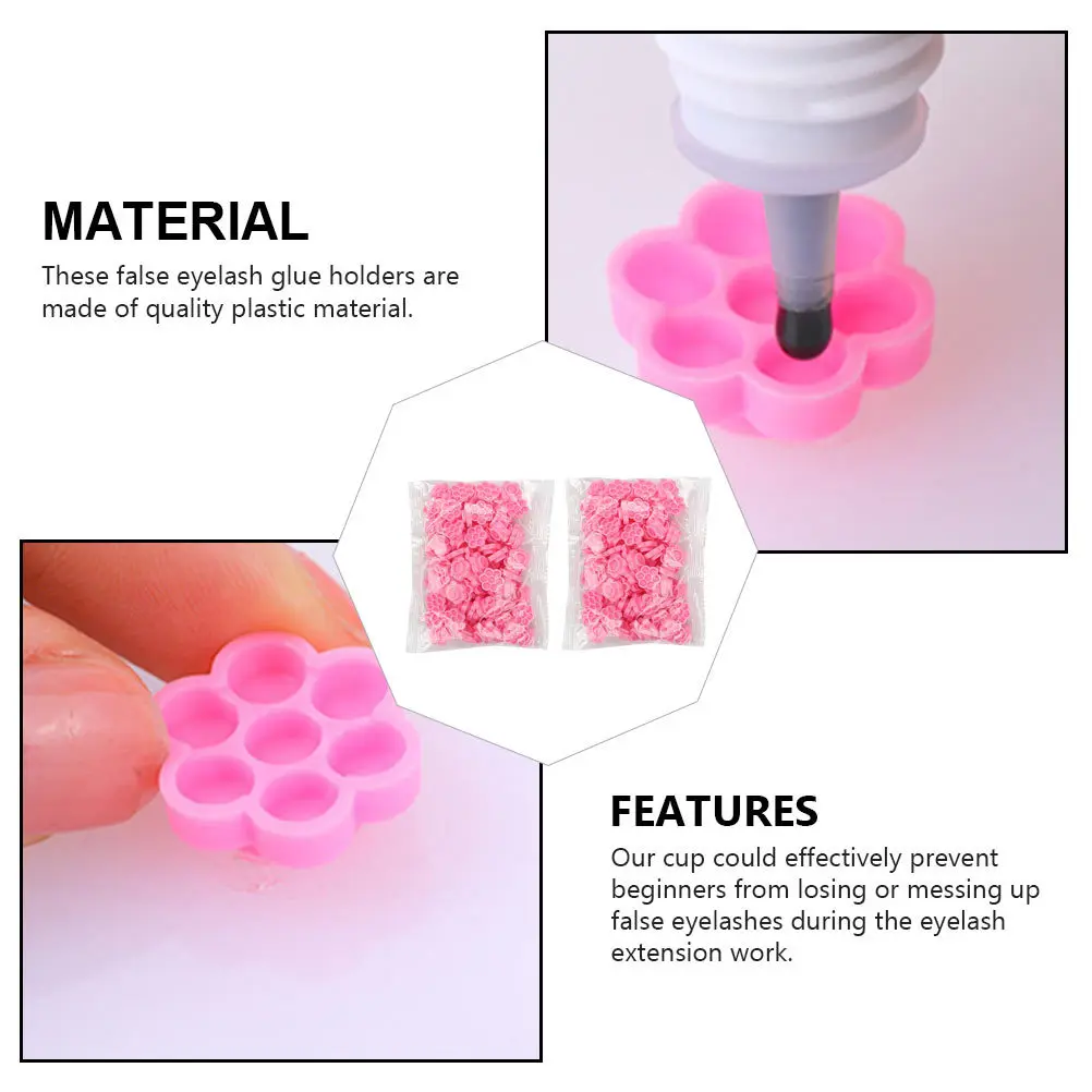200Pcs Grafting Eyelash Cup Compact Plastic Holder for False Lash Extension Glue Pigment Storage Delay Drying Speed Salon Supply
200Pcs Grafting Eyelash Cup Compact Plastic Holder for False Lash Extension Glue Pigment Storage Delay Drying Speed Salon Supply