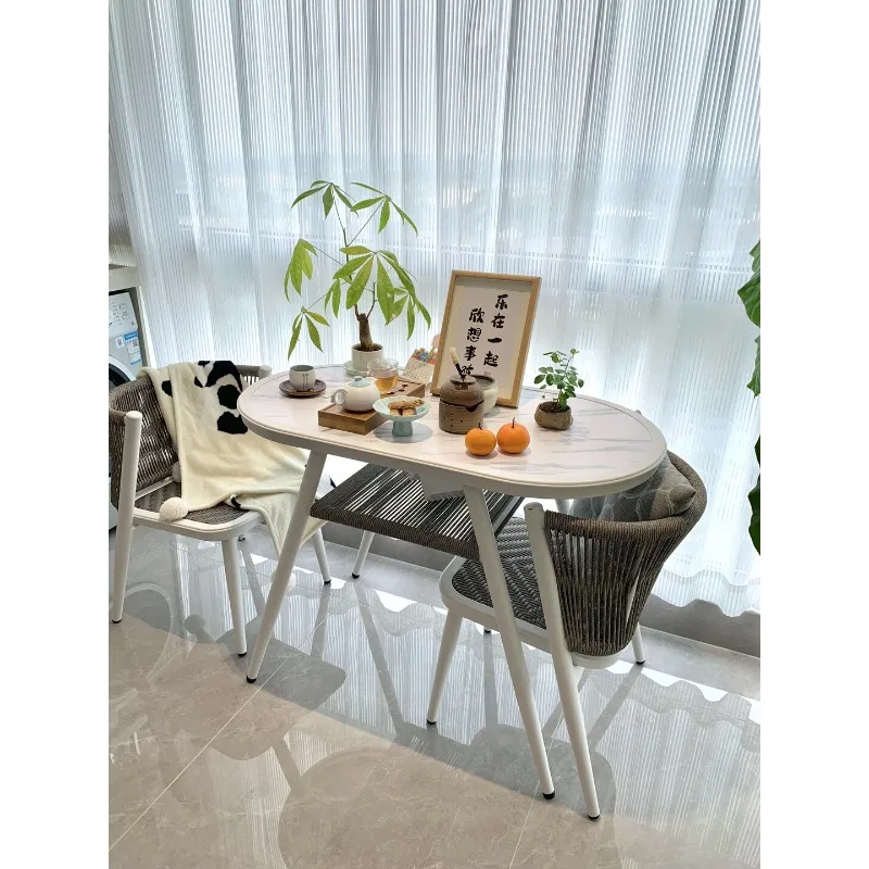 Balcony table and chair rattan chair three-piece set Nordic modern simple aluminum alloy casual small table and chair
Balcony table and chair rattan chair three-piece set Nordic modern simple aluminum alloy casual small table and chair