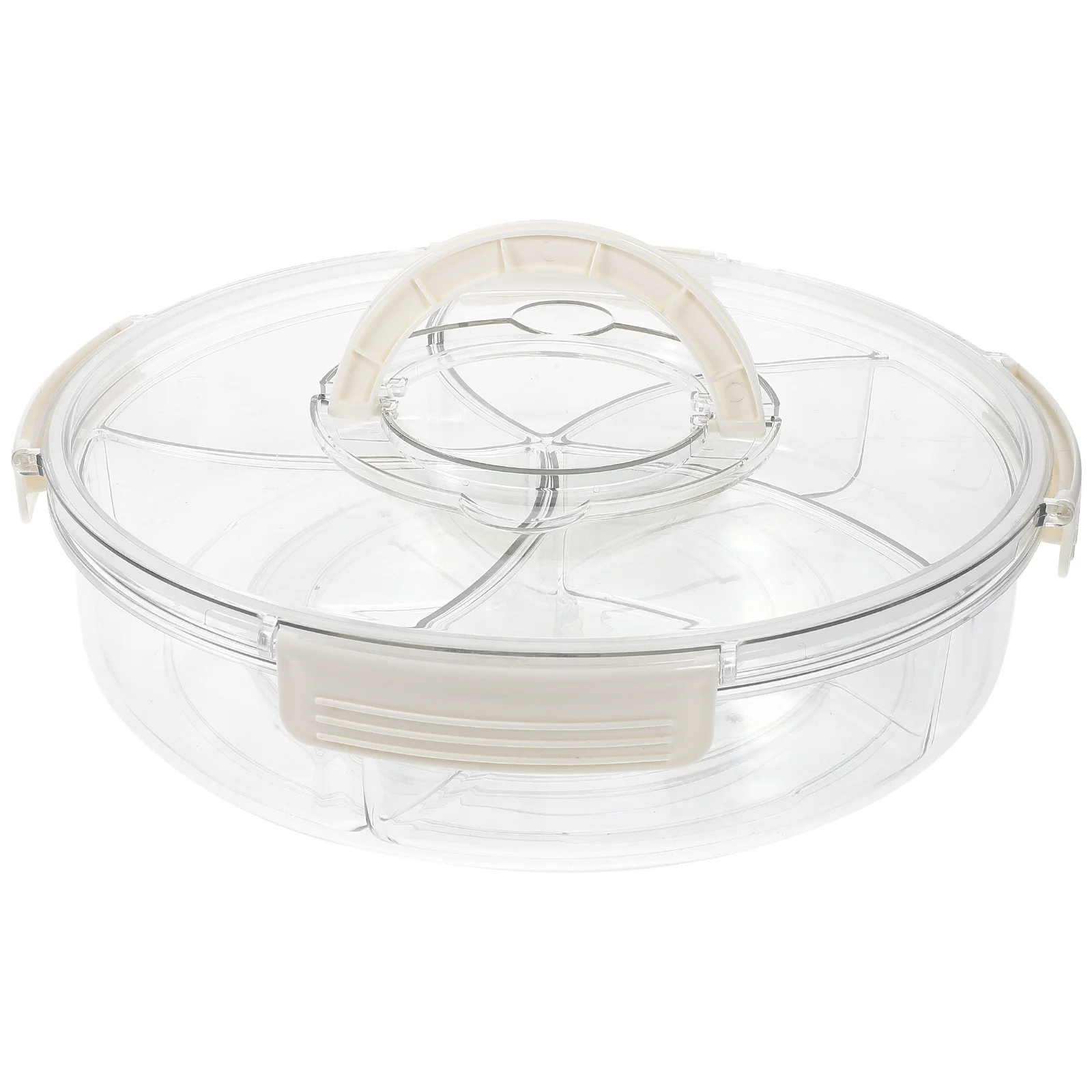 Rotating Fruit Dish Clear Plastic Large Trays Compartment Storage ganizer Plates Snack Serving Household Grid Food Tray
Rotating Fruit Dish Clear Plastic Large Trays Compartment Storage ganizer Plates Snack Serving Household Grid Food Tray