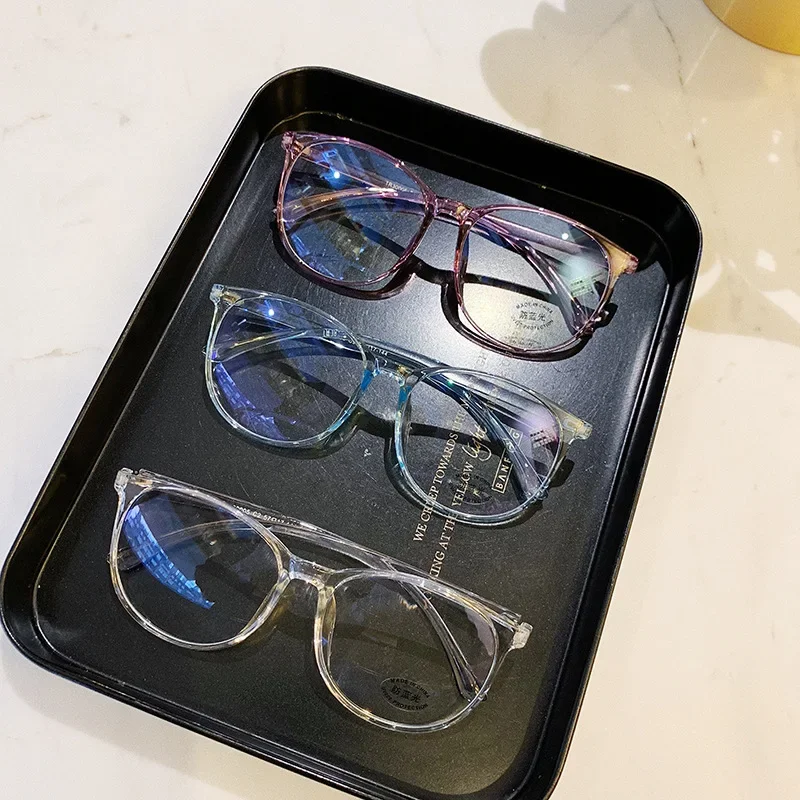 New Round Frame Men's Computer Game Goggles Transparent Simple Ladies Anti-blue Light Ultra-light Glasses Frame
New Round Frame Men's Computer Game Goggles Transparent Simple Ladies Anti-blue Light Ultra-light Glasses Frame