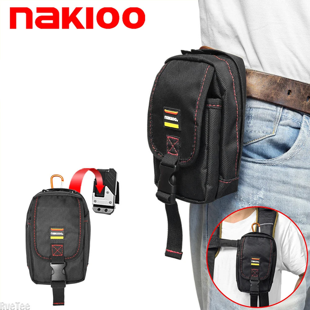 NAKIOO Quick-Hang Multimeter Tool Belt Bag for Tool Organizer Electrician Tools Pouch Man Gift
NAKIOO Quick-Hang Multimeter Tool Belt Bag for Tool Organizer Electrician Tools Pouch Man Gift