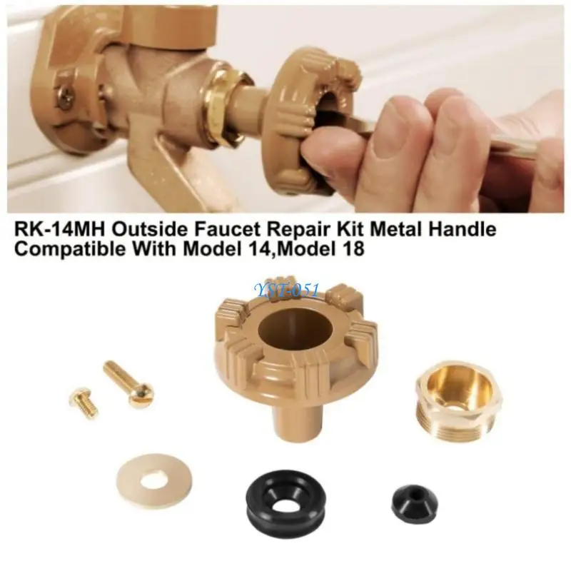 E15A Multiple Purpose Metal Handle Faucet Repair System Easy Installation Faucet Repair Pack for Devices Models 14 & 18
E15A Multiple Purpose Metal Handle Faucet Repair System Easy Installation Faucet Repair Pack for Devices Models 14 & 18