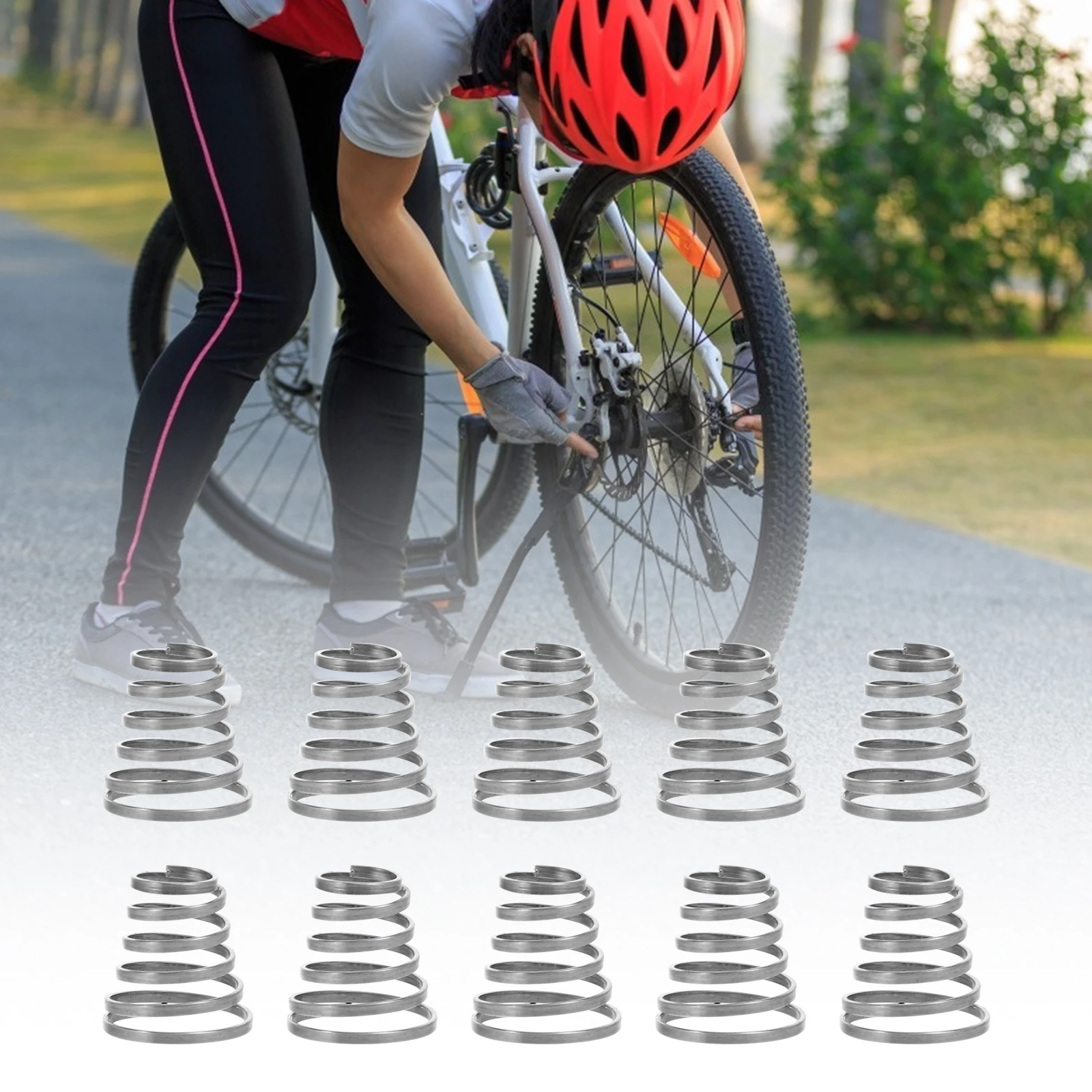 20pcs Quick Release Stainless Steel Bike Wheel Hubs Spring Replacement Parts Accessories MTB Skewer Shaft Lever
20pcs Quick Release Stainless Steel Bike Wheel Hubs Spring Replacement Parts Accessories MTB Skewer Shaft Lever