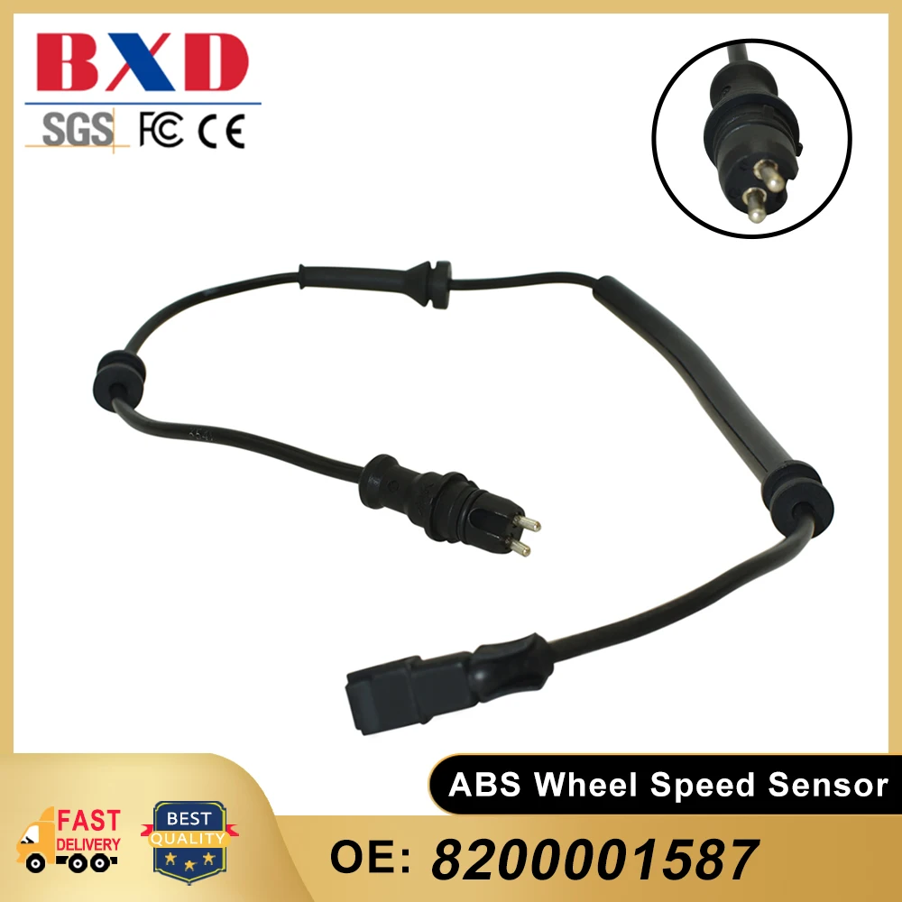 Датчик скорости колеса ABS 8200001587 для Renault Laguna 2001-2007, автомобильные аксессуары, автозапчасти, высокое качество
Датчик скорости колеса ABS 8200001587 для Renault Laguna 2001-2007, автомобильные аксессуары, автозапчасти, высокое качество
