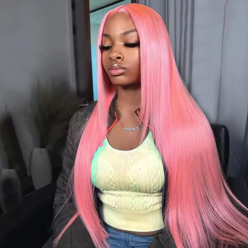 Bone Straight 13x6HD Light Pink Lace Front Wigs Human Hair For Women Brazilian 613 Color 250Density Lace Frontal Wig Pre Plucked
Bone Straight 13x6HD Light Pink Lace Front Wigs Human Hair For Women Brazilian 613 Color 250Density Lace Frontal Wig Pre Plucked