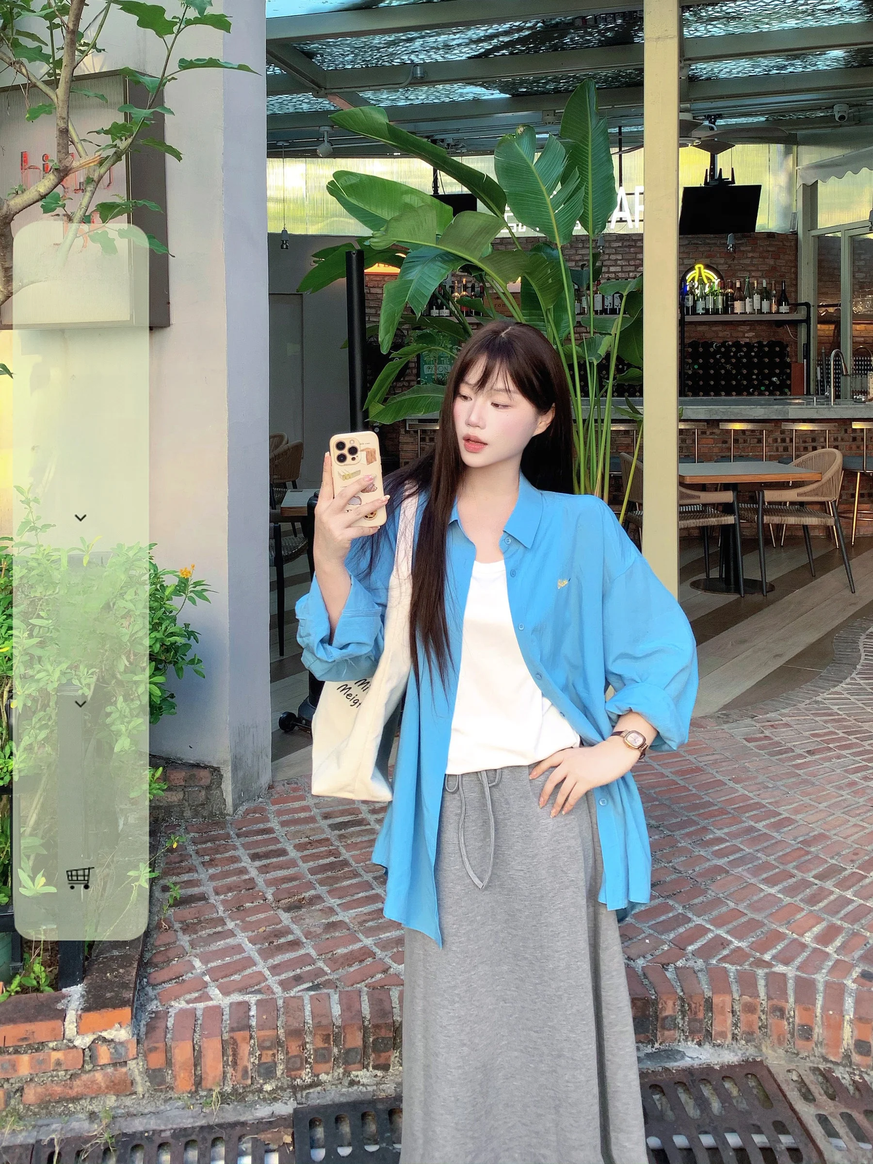 Summer Blue Shirt Women's Korean Style Sun Protection Outerwear Versatile Top Half Moon Fish Holiday Poem New 2026
Summer Blue Shirt Women's Korean Style Sun Protection Outerwear Versatile Top Half Moon Fish Holiday Poem New 2026