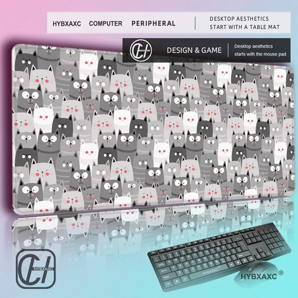 HYBXAXC Cute cat head MousePad Mousepad Computer Keyboard Pad Mouse Mat Gamer Soft Carpet Table Mat Desktop desk Pad
HYBXAXC Cute cat head MousePad Mousepad Computer Keyboard Pad Mouse Mat Gamer Soft Carpet Table Mat Desktop desk Pad