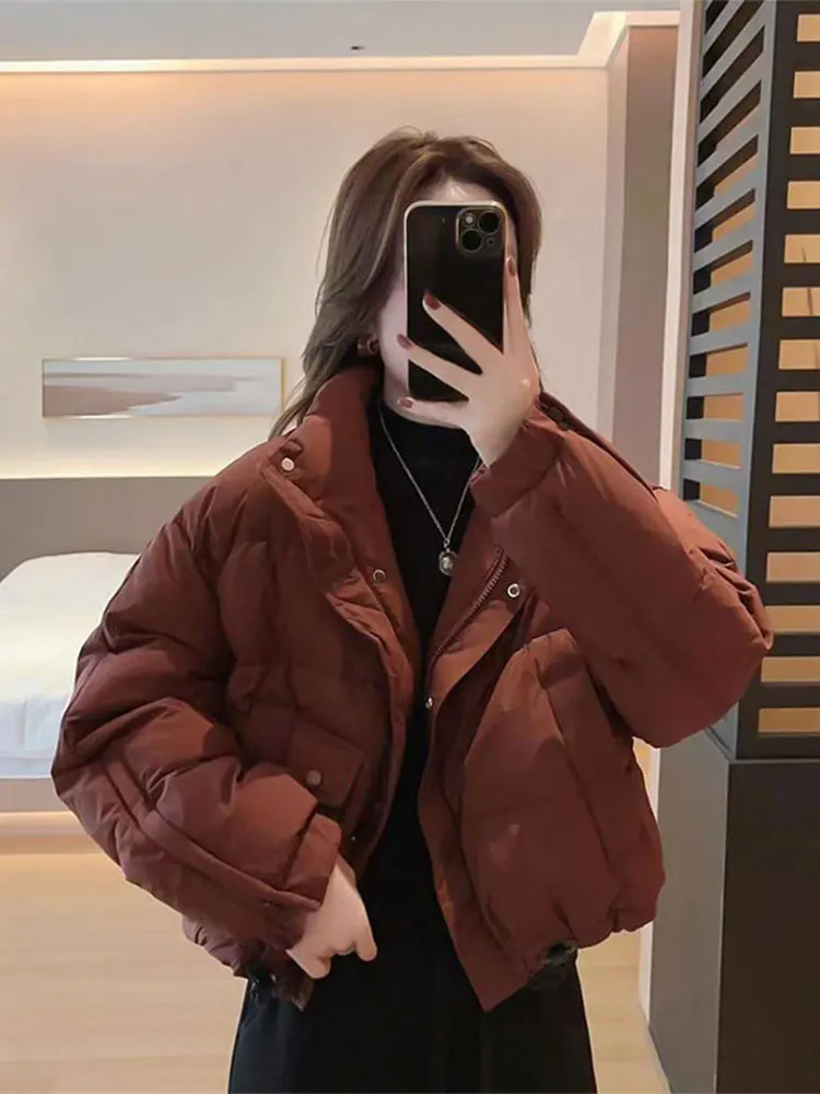 Women's ort Thiened Warm Cotton Jaet Small Size Winter Faionable Coat European Sle Retro Red Cotton Clothes
Women's ort Thiened Warm Cotton Jaet Small Size Winter Faionable Coat European Sle Retro Red Cotton Clothes