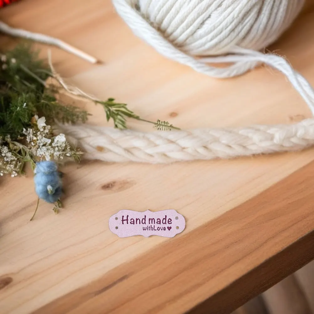 100Pcs Handmade Suede Labels Embossed Design Easy Sew on Tags for DIY Projects Clothes Handmade Label Tags Crochet Labels
100Pcs Handmade Suede Labels Embossed Design Easy Sew on Tags for DIY Projects Clothes Handmade Label Tags Crochet Labels