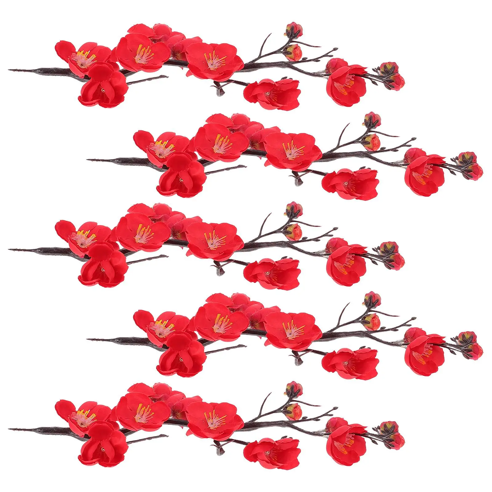Silk Wintersweet Flowers Realistic Fake Red Floral Decor for Home Wedding Party Arrangement ArtificialFlowers Household DIY
Silk Wintersweet Flowers Realistic Fake Red Floral Decor for Home Wedding Party Arrangement ArtificialFlowers Household DIY