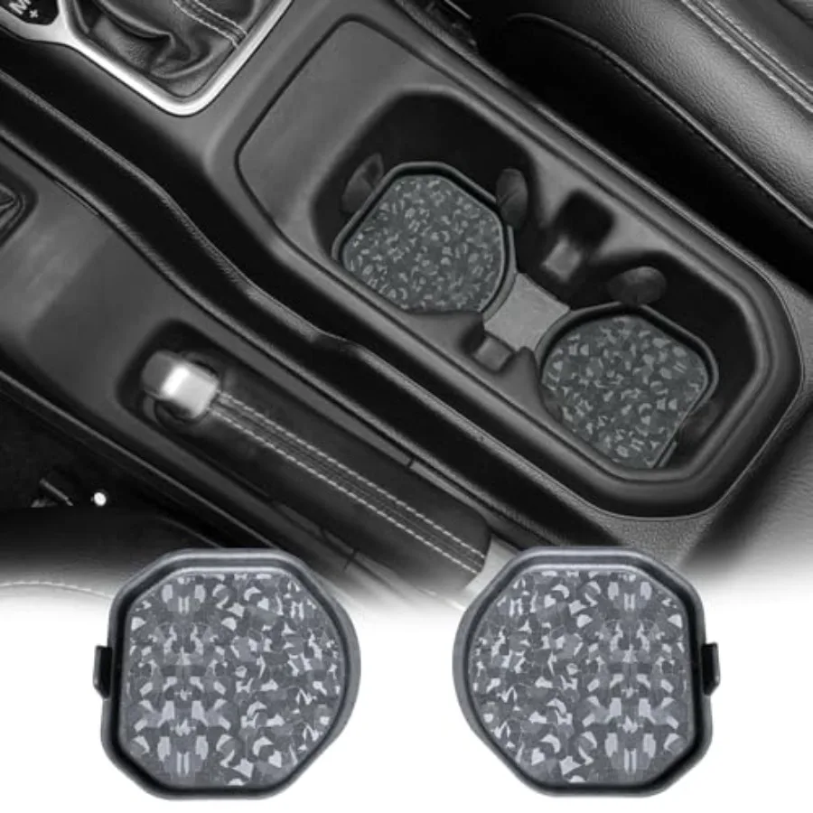 Cup Holder Coaster for Wrangler JL JLU 4XE 2018-2026 and Gladiator JT 2020-2026, Jeep Cup Holder Inserts, Original Exterior Des
Cup Holder Coaster for Wrangler JL JLU 4XE 2018-2026 and Gladiator JT 2020-2026, Jeep Cup Holder Inserts, Original Exterior Des