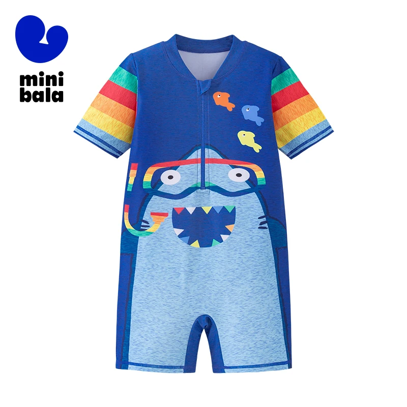Mini Bala Boys' Swimsuit Soft High - elastic Split Swimsuit Set Cool Sun - protection UPF50 +
Mini Bala Boys' Swimsuit Soft High - elastic Split Swimsuit Set Cool Sun - protection UPF50 +