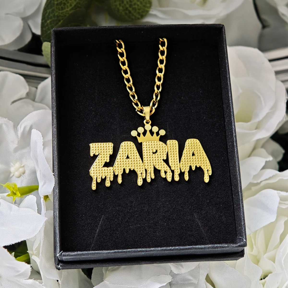 Customized Name Pendant Necklace Carved Pattern Necklace Stainless Steel Jewelry Banquet Party Accessories Festival Gifts
Customized Name Pendant Necklace Carved Pattern Necklace Stainless Steel Jewelry Banquet Party Accessories Festival Gifts
