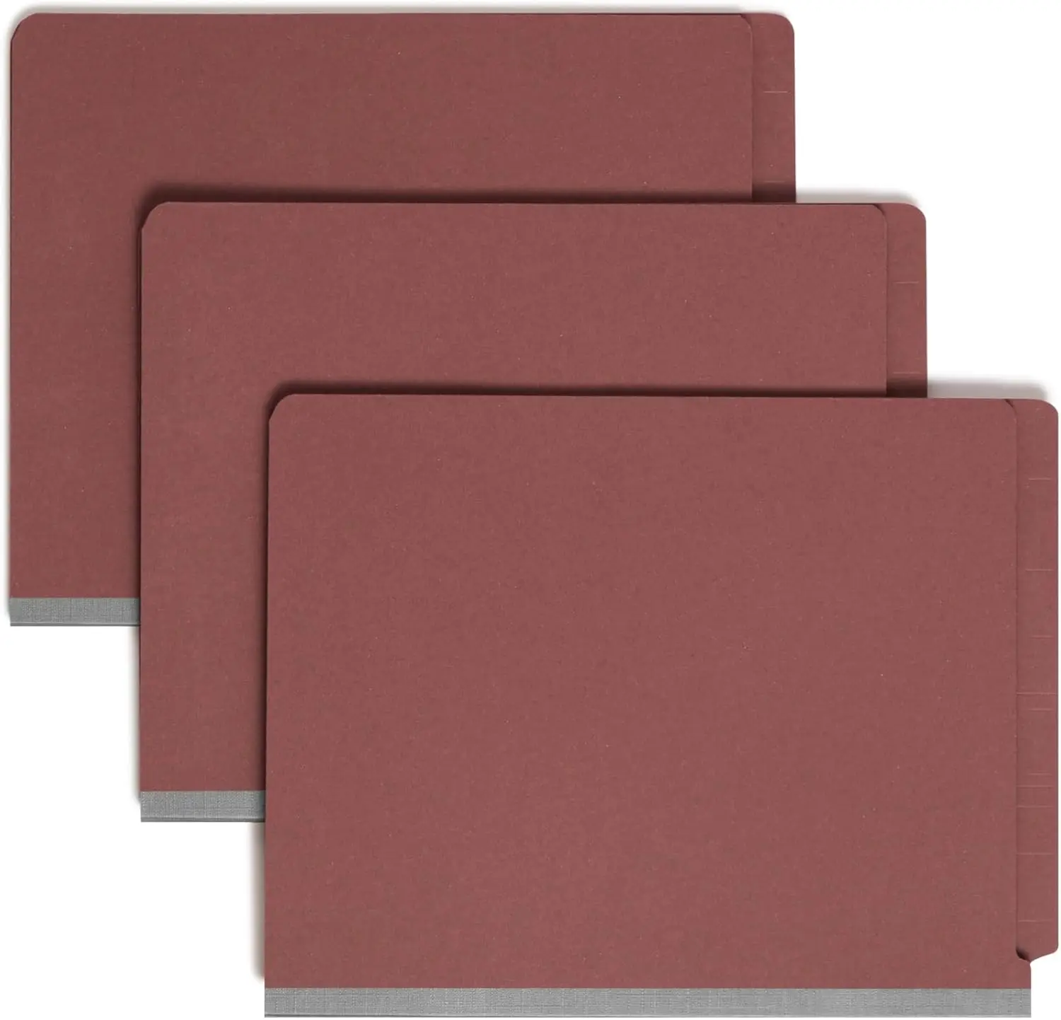 Pressboard Classification File Folder with SafeSHIELD Fasteners, Letter Size, 1 Divider, Red, 10 Pack
Pressboard Classification File Folder with SafeSHIELD Fasteners, Letter Size, 1 Divider, Red, 10 Pack