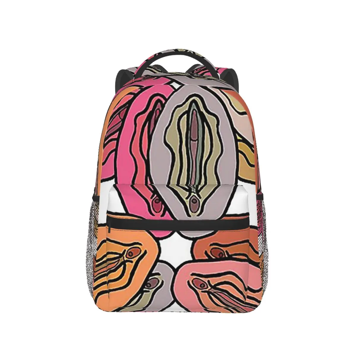Vulva Colorful Pattern Backpack Hot Sale Daypack Large Capacity Kids BookBag School Bag Shoulder Bags for Men Women
Vulva Colorful Pattern Backpack Hot Sale Daypack Large Capacity Kids BookBag School Bag Shoulder Bags for Men Women