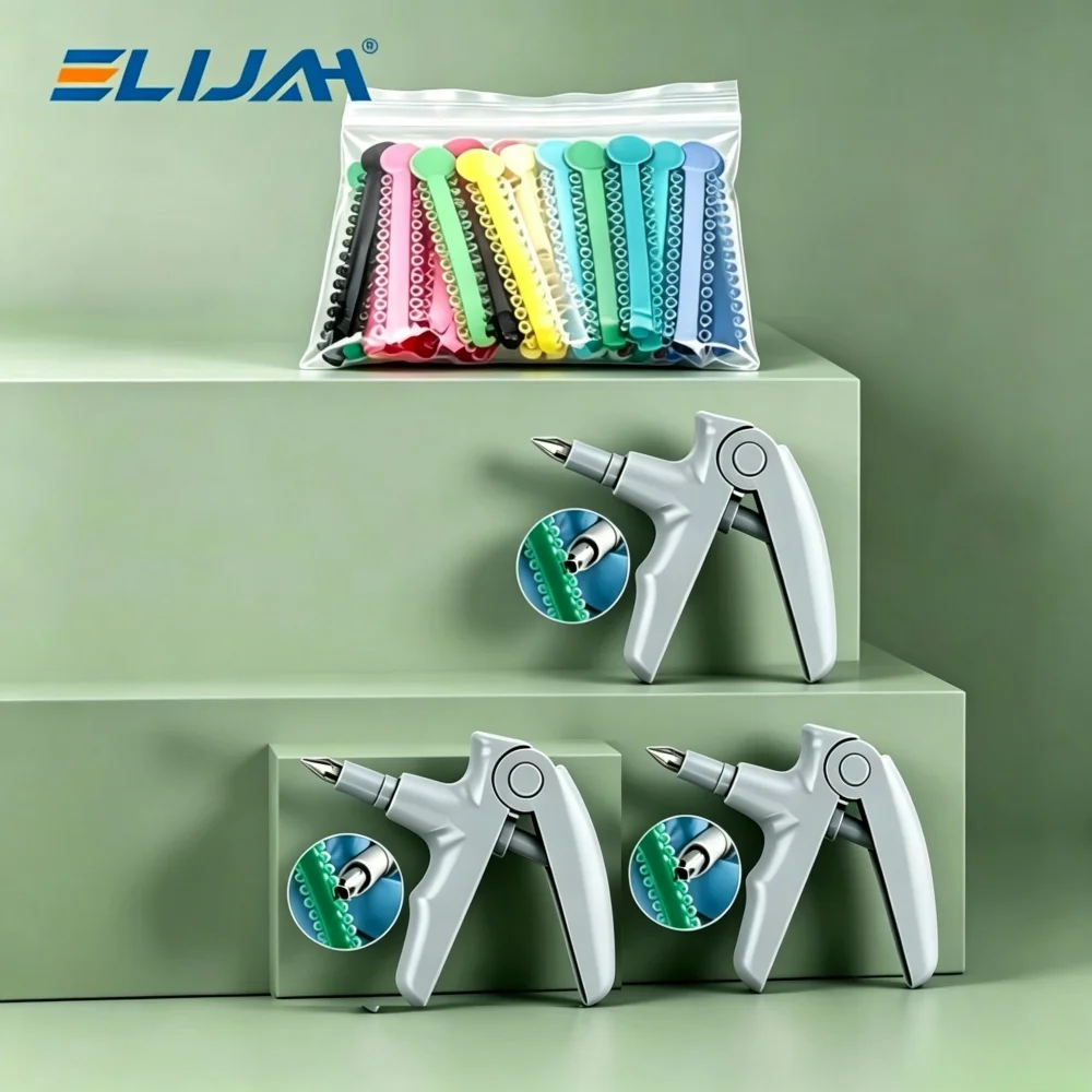 ELIJAH Dental Orthodontic Ligature Kits Composite Resin High Strength Ligature Ties Precisely Operate Gun 3Pcs Dentistry Tools
ELIJAH Dental Orthodontic Ligature Kits Composite Resin High Strength Ligature Ties Precisely Operate Gun 3Pcs Dentistry Tools