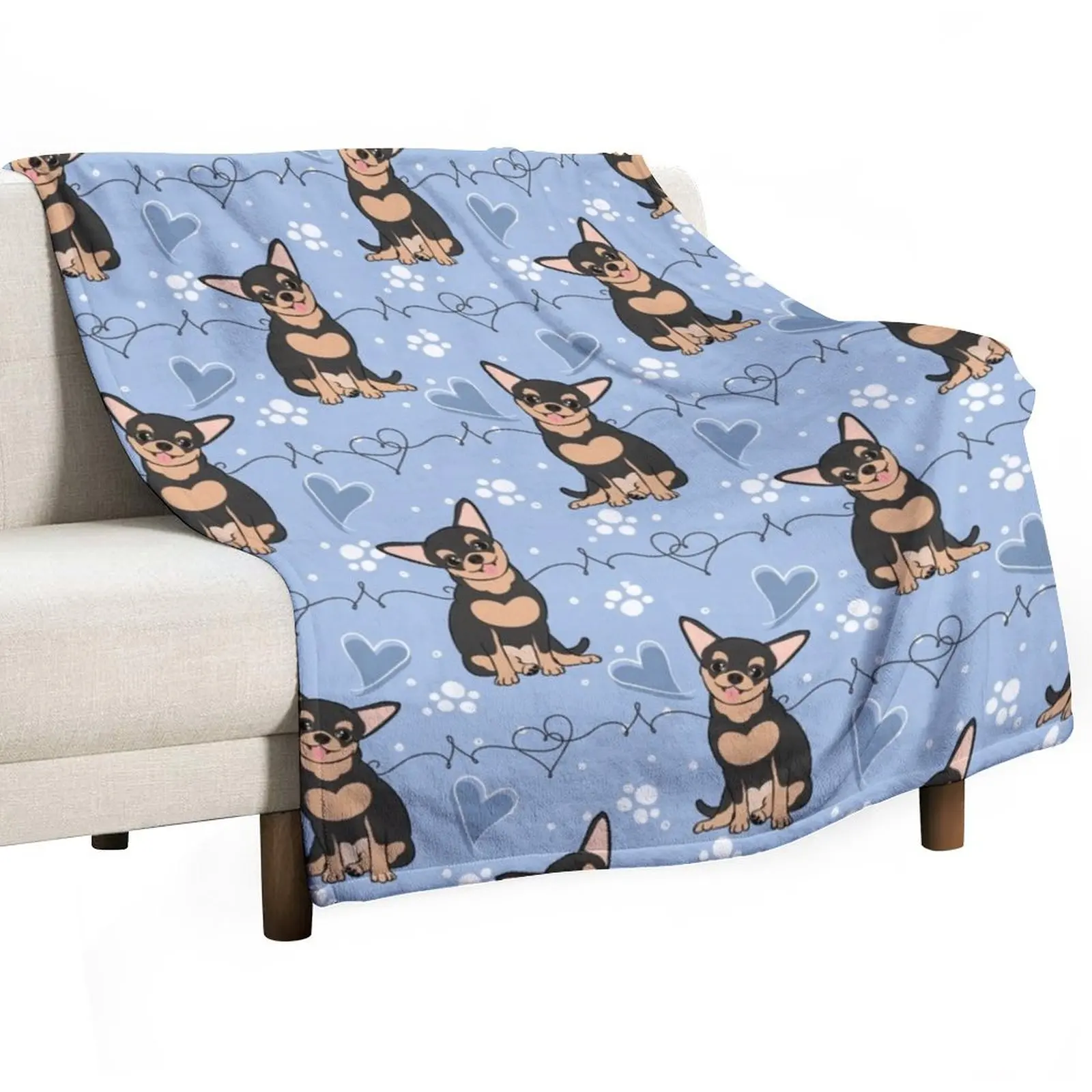 LOVE Black Tan Chihuahua Throw Blanket Warm Napping Blanket for Office Couch Bed
LOVE Black Tan Chihuahua Throw Blanket Warm Napping Blanket for Office Couch Bed