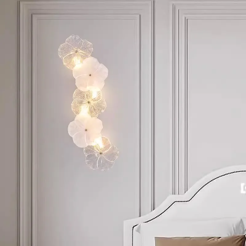 French glass Wall Lamp Flowers for Elegant Living Rooms Corridors Bedsides Aisles Entrances Bedrooms Restaurants Wall Lights
French glass Wall Lamp Flowers for Elegant Living Rooms Corridors Bedsides Aisles Entrances Bedrooms Restaurants Wall Lights