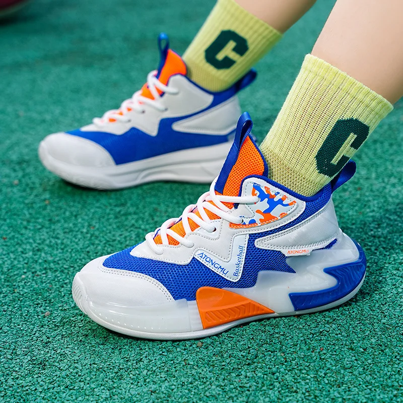 Children's Basketball Shoes 2024 Summer Boys' Mesh Breathable and Anti Slip Sports Shoes, Big Kids Practical Basketball Shoes
Children's Basketball Shoes 2024 Summer Boys' Mesh Breathable and Anti Slip Sports Shoes, Big Kids Practical Basketball Shoes
