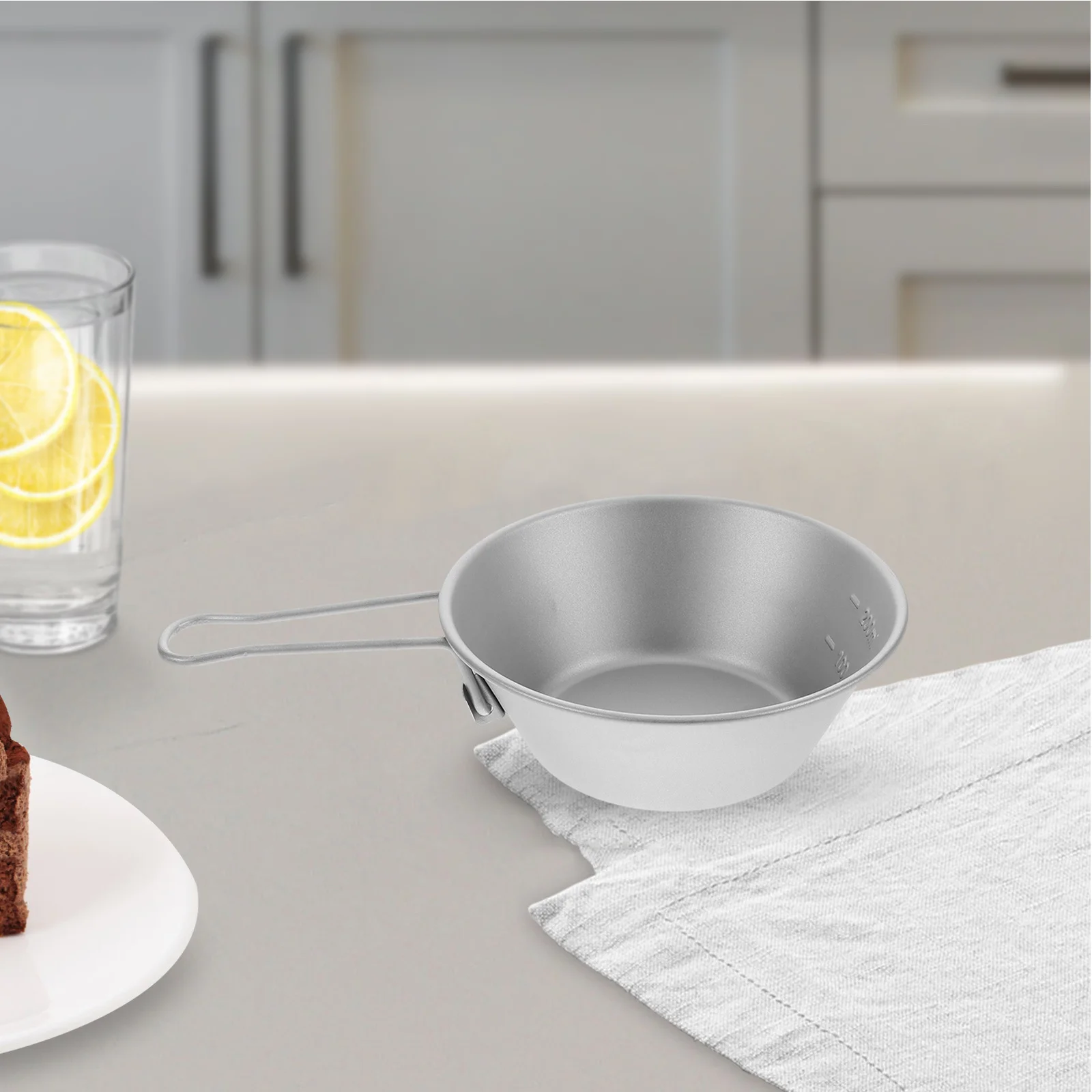 Titanium Stainless Steel Makgeolli Bowl Portable Foldable Handle Camping Picnic Outdoor Dish Bowl Salad Snack Food Storage
Titanium Stainless Steel Makgeolli Bowl Portable Foldable Handle Camping Picnic Outdoor Dish Bowl Salad Snack Food Storage