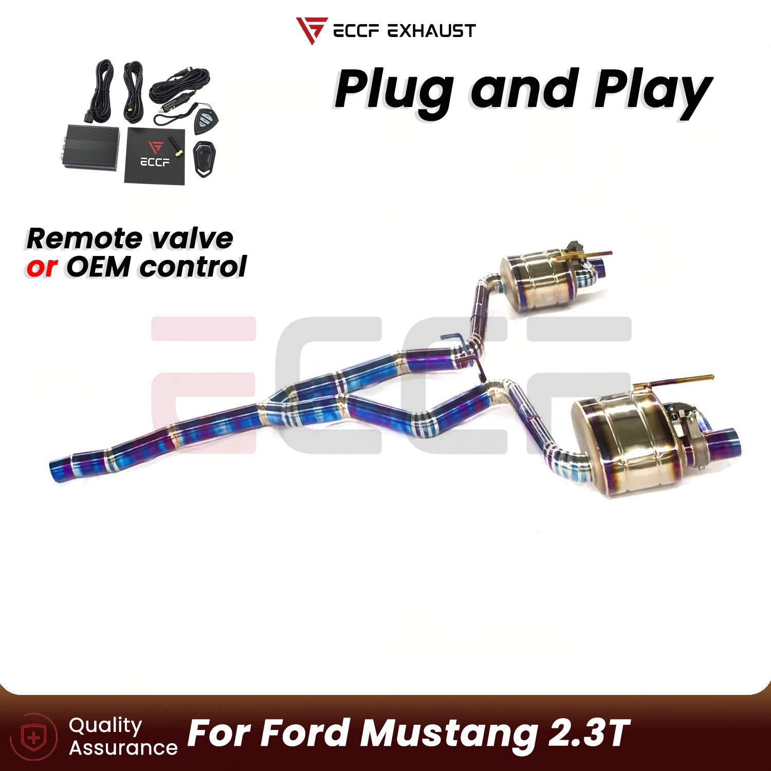Aggressive Exhaust Sound Titanium Catback Exhaust For Ford Mustang 2.3T Plug and Play Performance Upgrade
Aggressive Exhaust Sound Titanium Catback Exhaust For Ford Mustang 2.3T Plug and Play Performance Upgrade