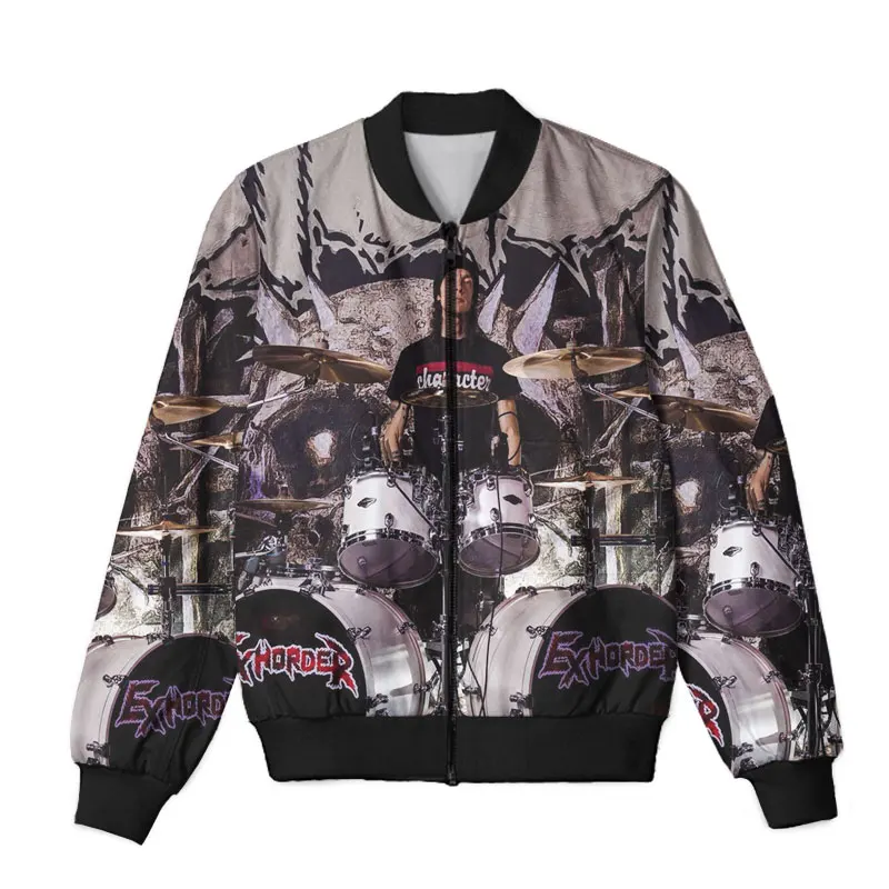 New Fashion Women/Men's 3D Print EXHORDER Rock Zipper Bomber Jackets Men Overcoat Mens Coat Zip Up Jackets
New Fashion Women/Men's 3D Print EXHORDER Rock Zipper Bomber Jackets Men Overcoat Mens Coat Zip Up Jackets