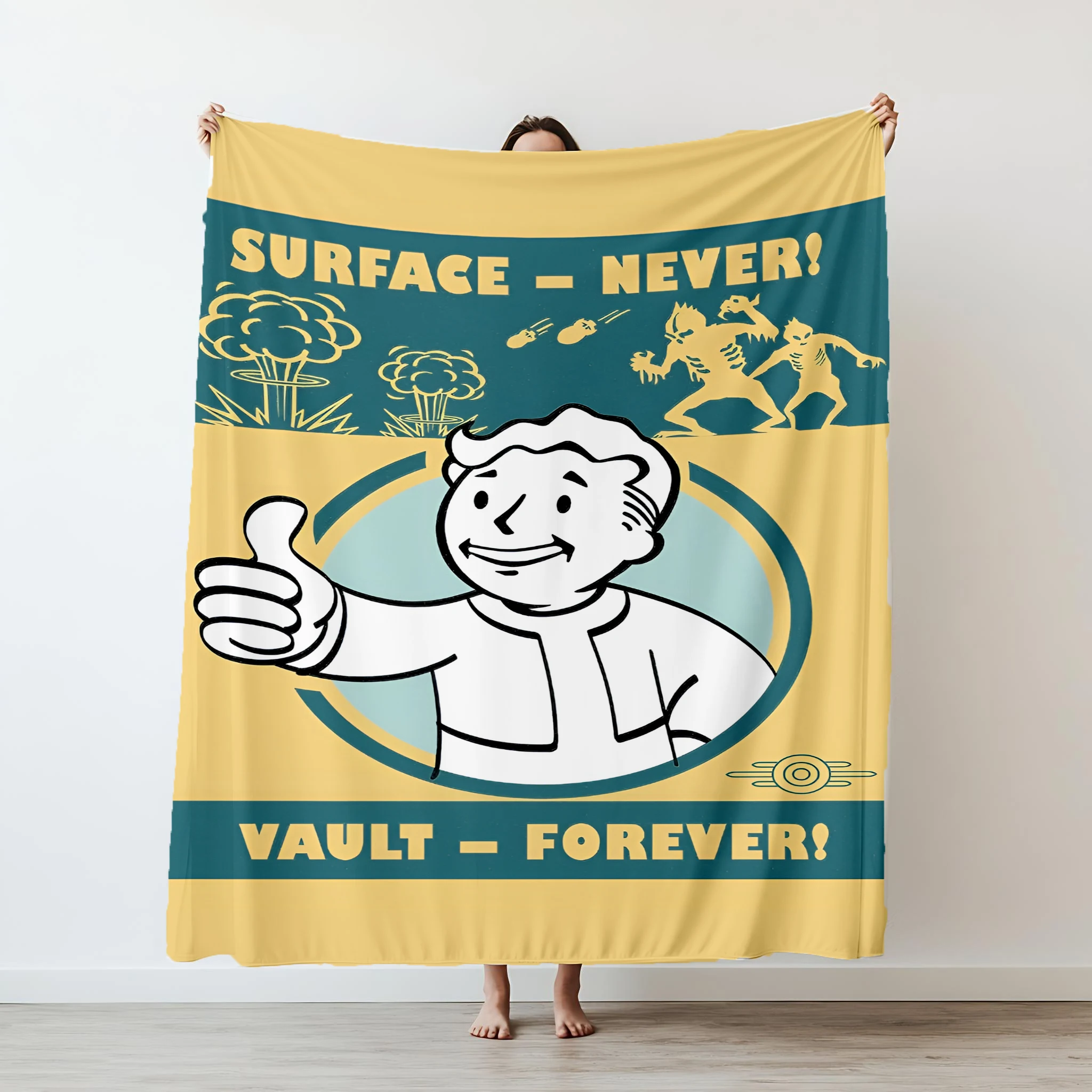 130×150cm Fallouts 3 4 Game Poster Thin Printed blanket Camping Throw Bed Sofa Office Air Conditioning Soft Leisure Blankets
130×150cm Fallouts 3 4 Game Poster Thin Printed blanket Camping Throw Bed Sofa Office Air Conditioning Soft Leisure Blankets
