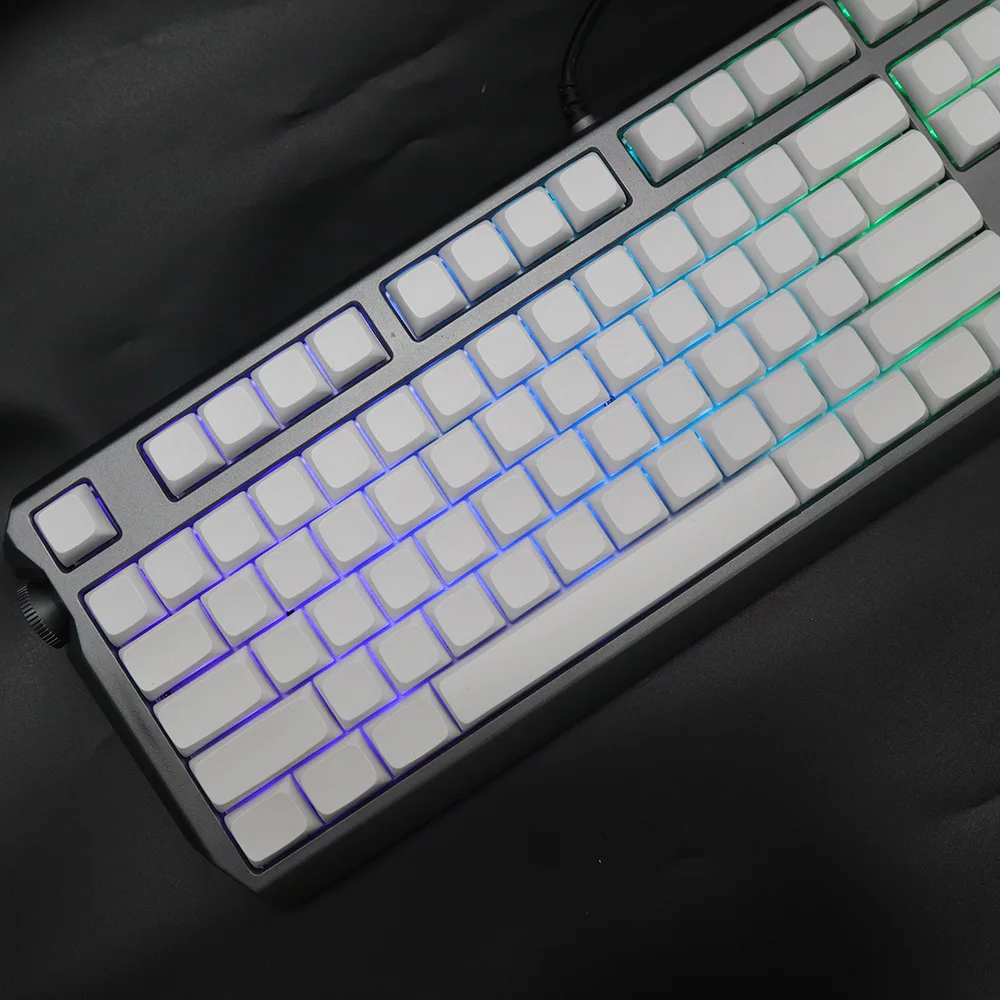 PBT mechanical keycap hot sublimation material XDA ball cap original height white engraved 108 keys spot
PBT mechanical keycap hot sublimation material XDA ball cap original height white engraved 108 keys spot