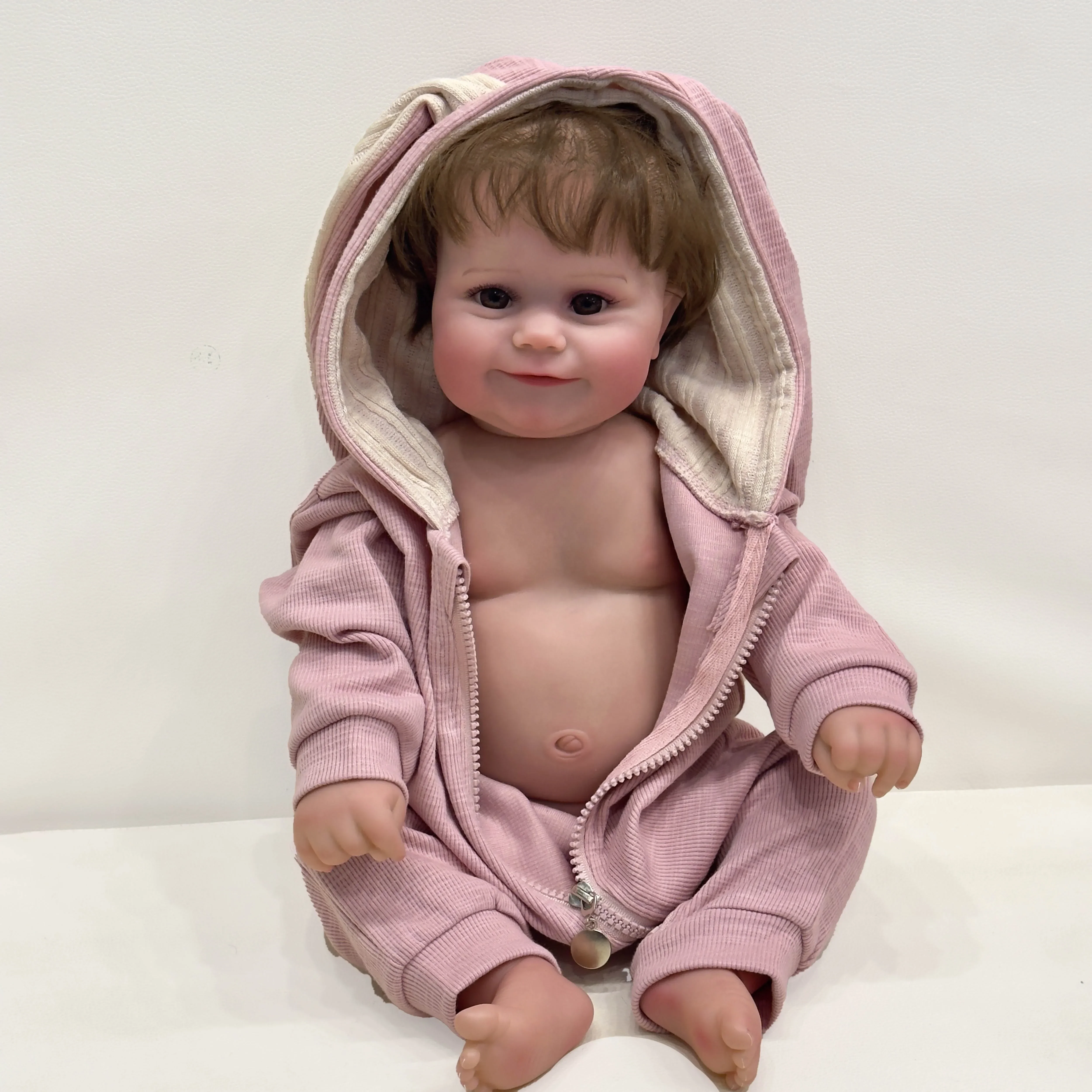 NPK 50CM Maddie Lifelike Full Body Soft Silicone Vinyl Reborn Doll Hand-Detailed Painting with Visible Veins 3D Skin Tone
NPK 50CM Maddie Lifelike Full Body Soft Silicone Vinyl Reborn Doll Hand-Detailed Painting with Visible Veins 3D Skin Tone