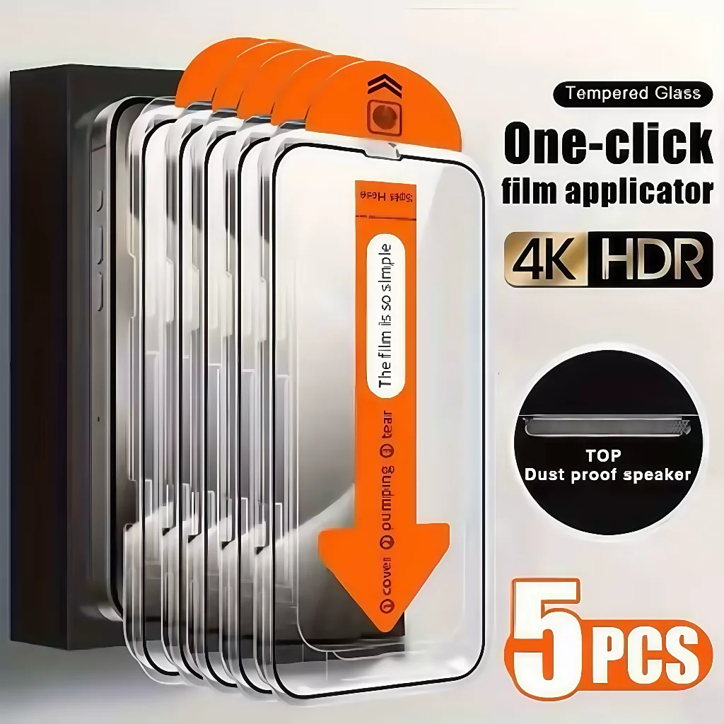 5Pcs Dust Free Install HD Screen Protector For Xiaomi Mi 14 13 12 11 Lite 13T Pro 12T 11T 11i 11X 10T Protective Tempered Glass
5Pcs Dust Free Install HD Screen Protector For Xiaomi Mi 14 13 12 11 Lite 13T Pro 12T 11T 11i 11X 10T Protective Tempered Glass