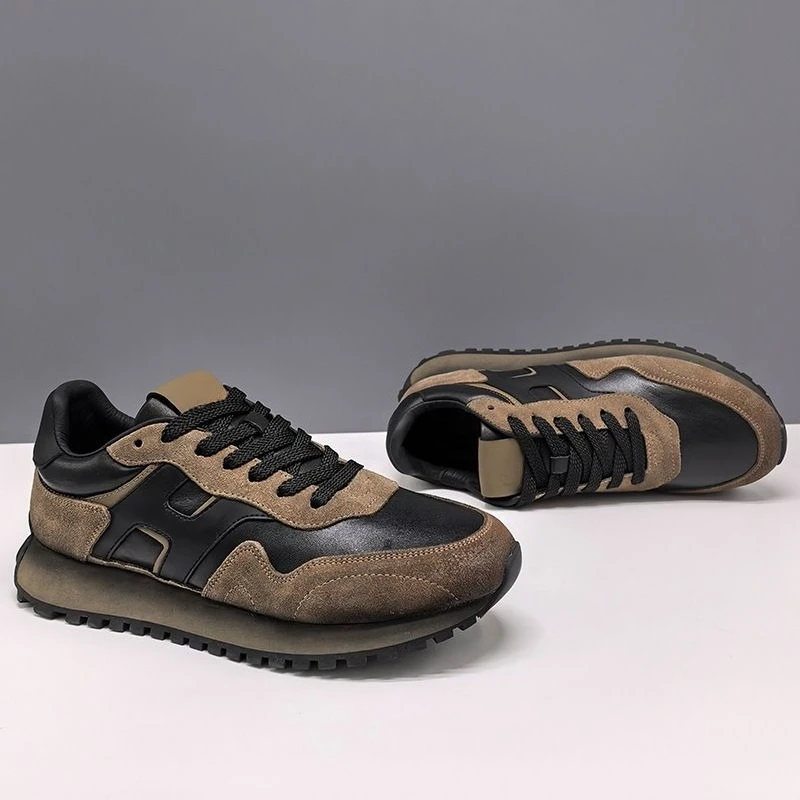 Genuine Leather Retro Runner Shoes Stylish Casual Low-Top Soft-Sole Lightweight Running Shoes Trendy Versatile Sports Sneakers
Genuine Leather Retro Runner Shoes Stylish Casual Low-Top Soft-Sole Lightweight Running Shoes Trendy Versatile Sports Sneakers