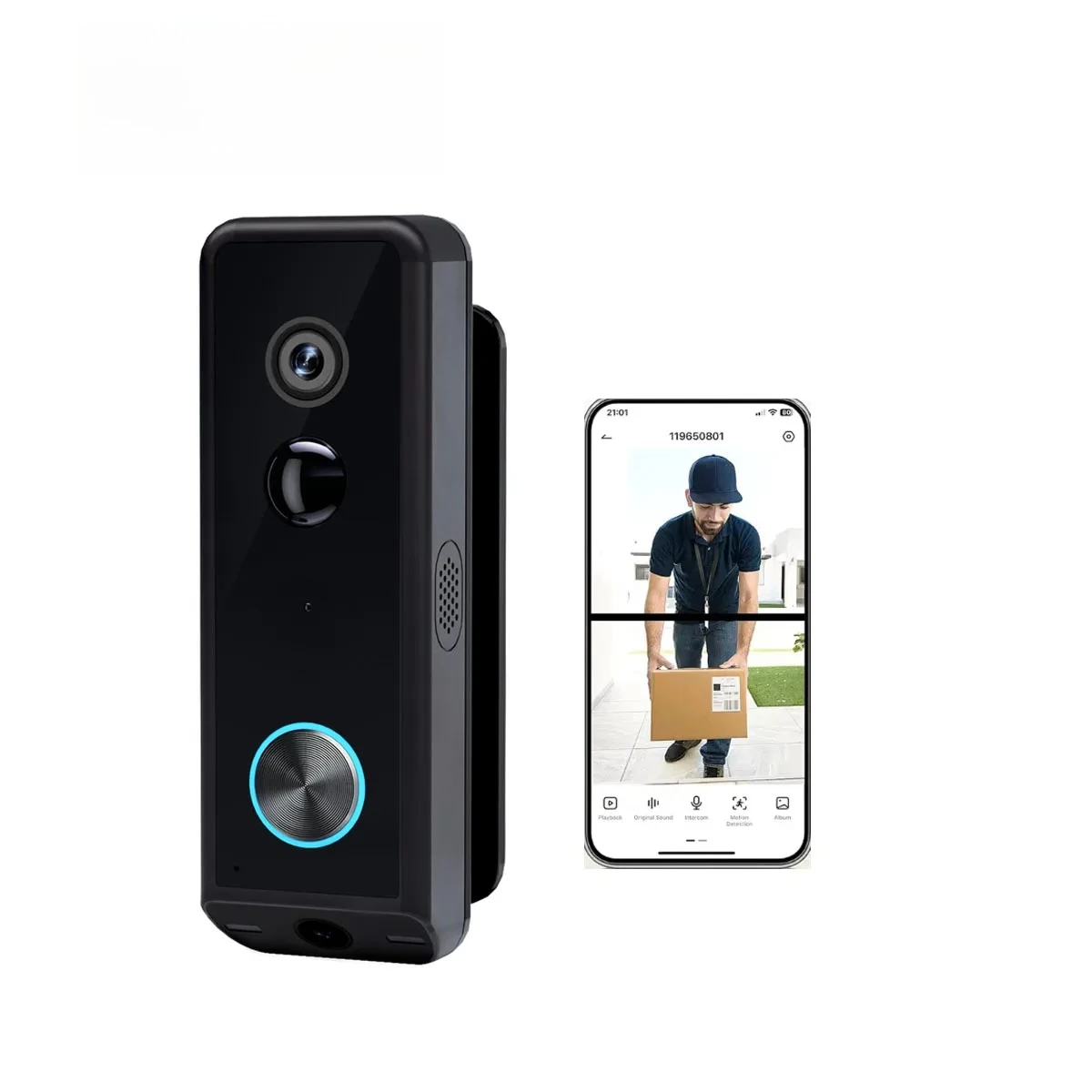 Дверные звонки для дома с камерой 5MP Солнечный дверной телефон Wi-Fi Беспроводное ночное видение IP65 PIR Двойной объектив Видеокамера дверного звонка
Дверные звонки для дома с камерой 5MP Солнечный дверной телефон Wi-Fi Беспроводное ночное видение IP65 PIR Двойной объектив Видеокамера дверного звонка