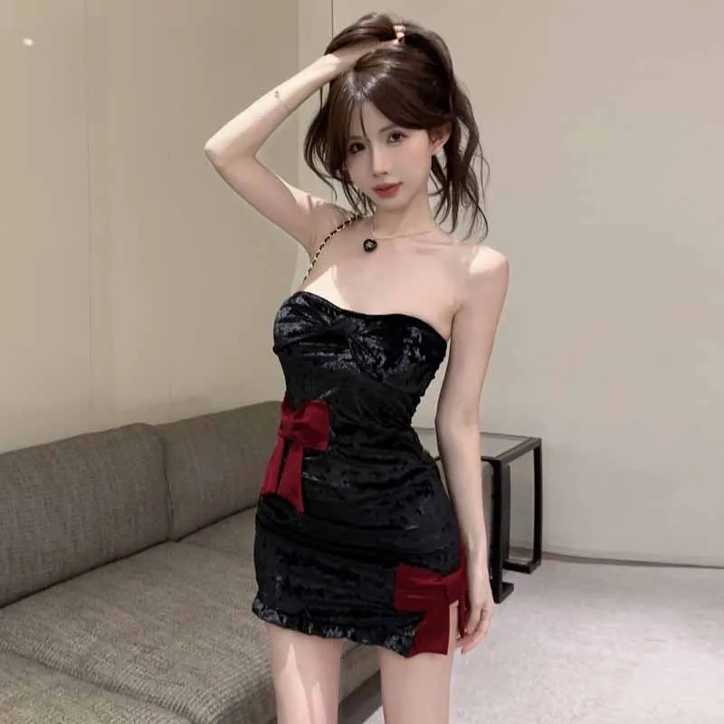 High Waist Slim Fit Tube Dr with Strapl Knot Design And Spicy Girl Sle for Teenage Girls Summer Season Ultra Thin Kni...
High Waist Slim Fit Tube Dr with Strapl Knot Design And Spicy Girl Sle for Teenage Girls Summer Season Ultra Thin Kni...