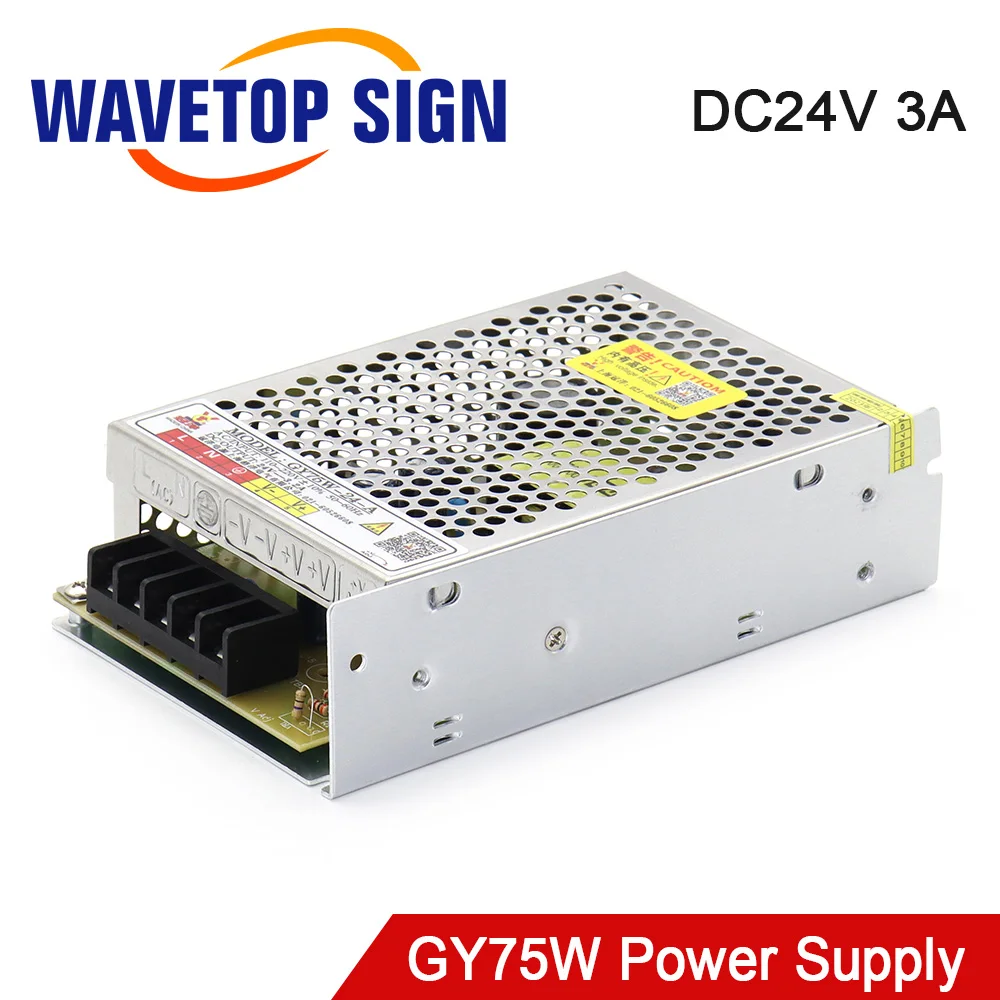 Импульсный источник питания WaveTopSign 75 Вт 24 В 10 А GY75W-24-A для лазерной машины
Импульсный источник питания WaveTopSign 75 Вт 24 В 10 А GY75W-24-A для лазерной машины
