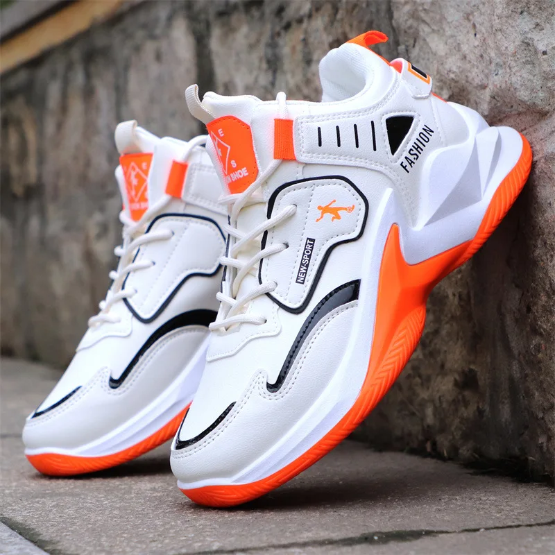 Spring and autumn new waterproof high-top men's shoes, versatile basketball shoes, fashionable sports and leisure running shoes
Spring and autumn new waterproof high-top men's shoes, versatile basketball shoes, fashionable sports and leisure running shoes